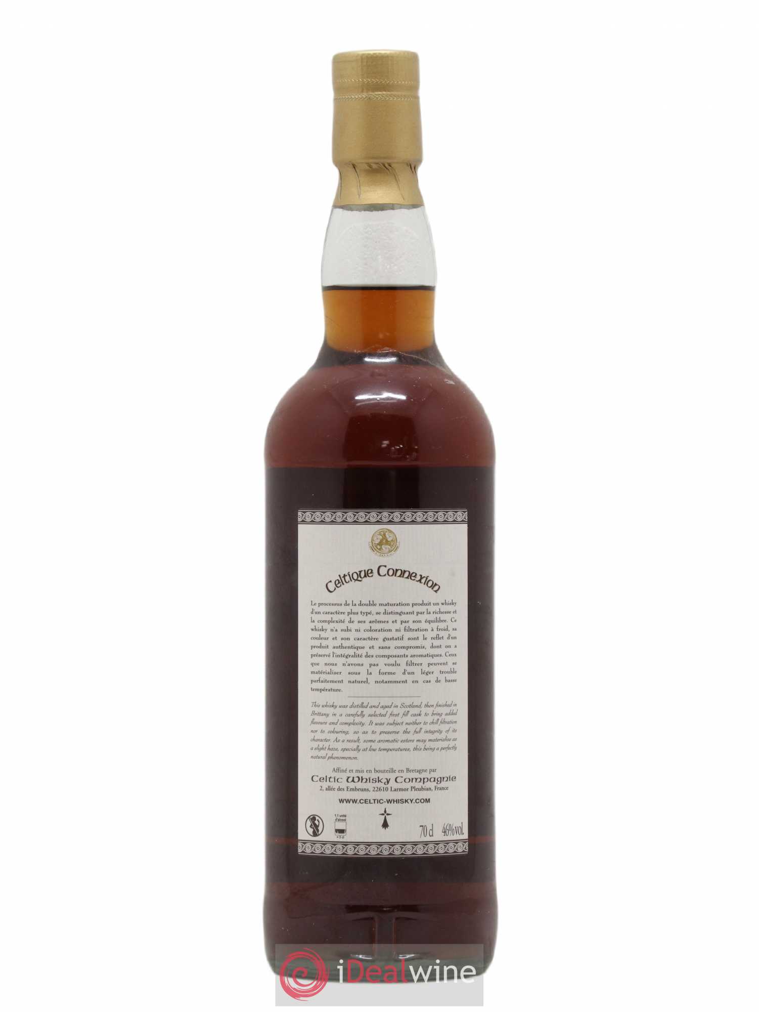 Whisky Celtique Connexion Bourbon Cask 13 ans 2013 46° 1999 - Posten von 1 Flasche - 1