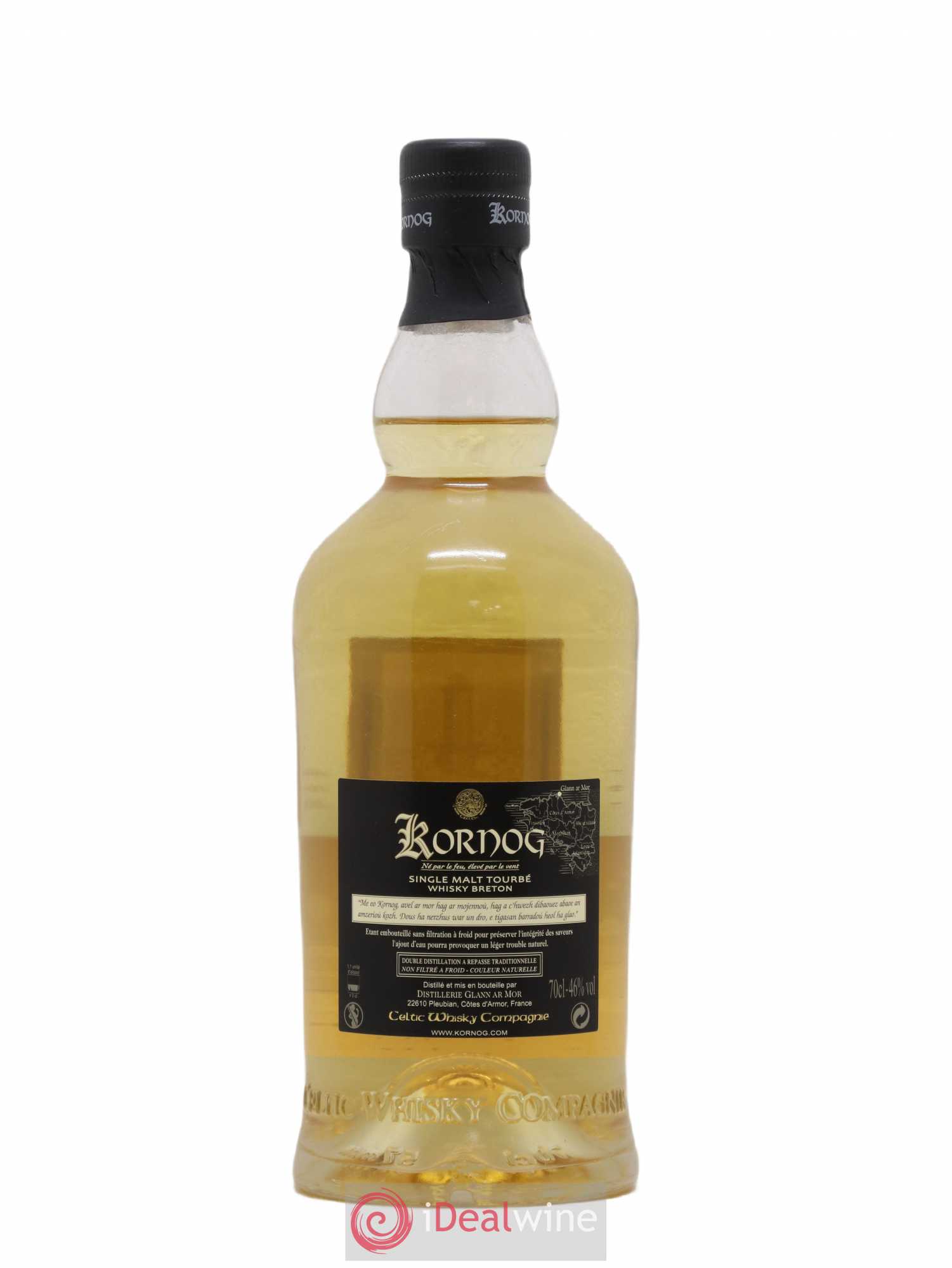 Whisky Kornog Taouarc'h Kentan Bourbon Cask 46° Single Malt Tourbé 2015 - Posten von 1 Flasche - 1