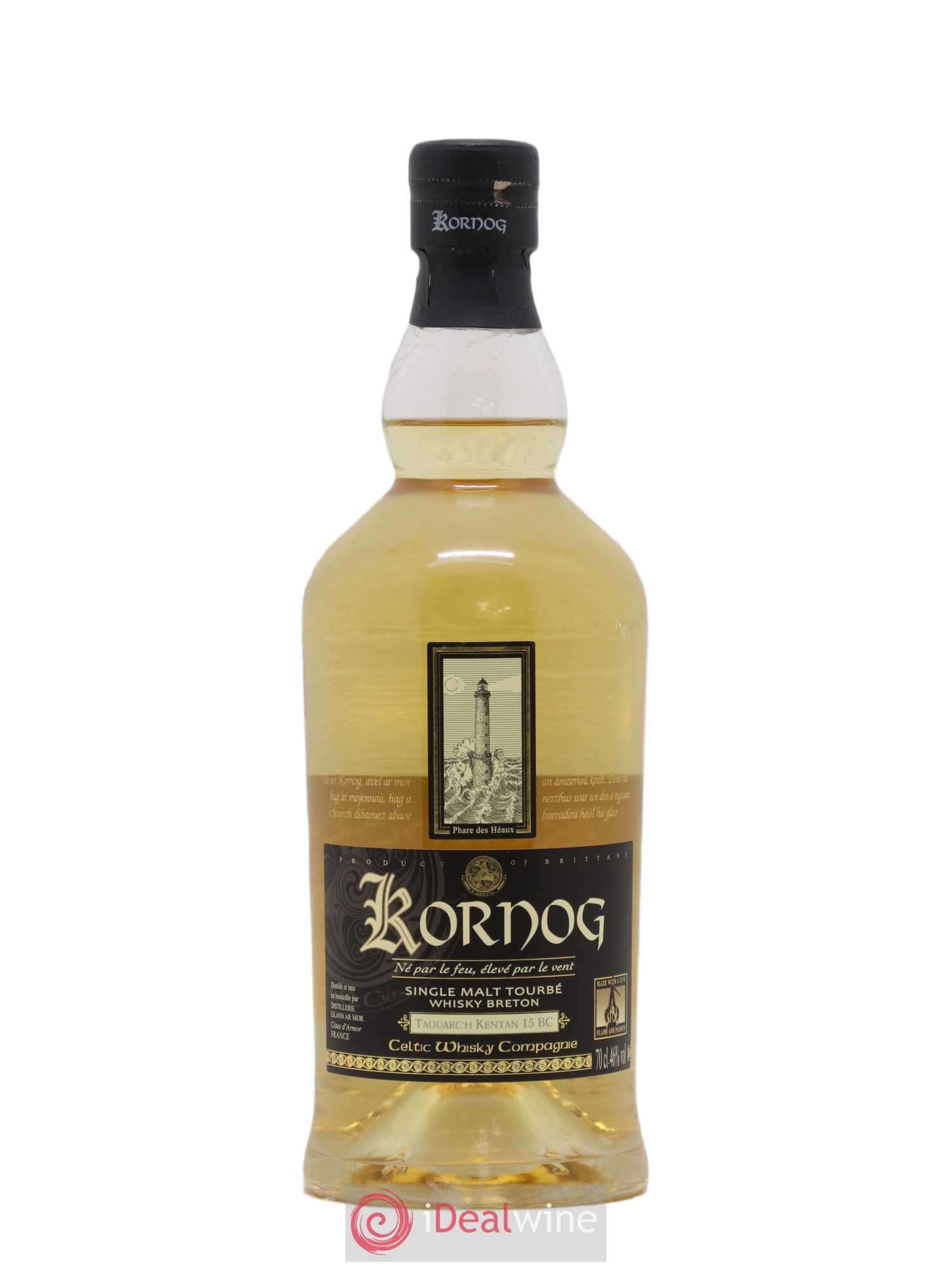 Whisky Kornog Taouarc'h Kentan Bourbon Cask 46° Single Malt Tourbé 2015 - Posten von 1 Flasche - 0
