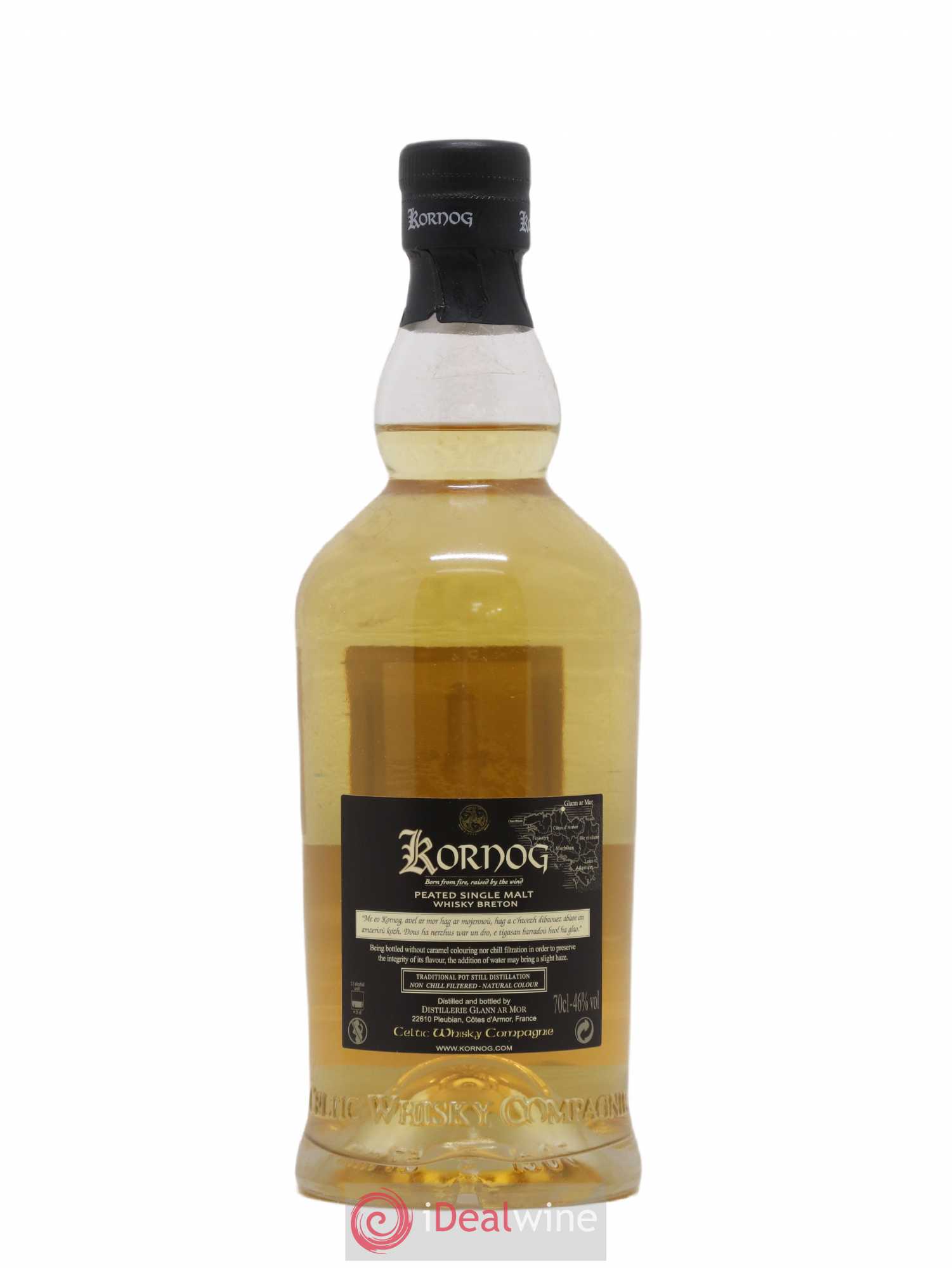 Whisky Kornog Taouarc'h Seizved Bourbon Cask Tourbé 46° 2014 - Posten von 1 Flasche - 1