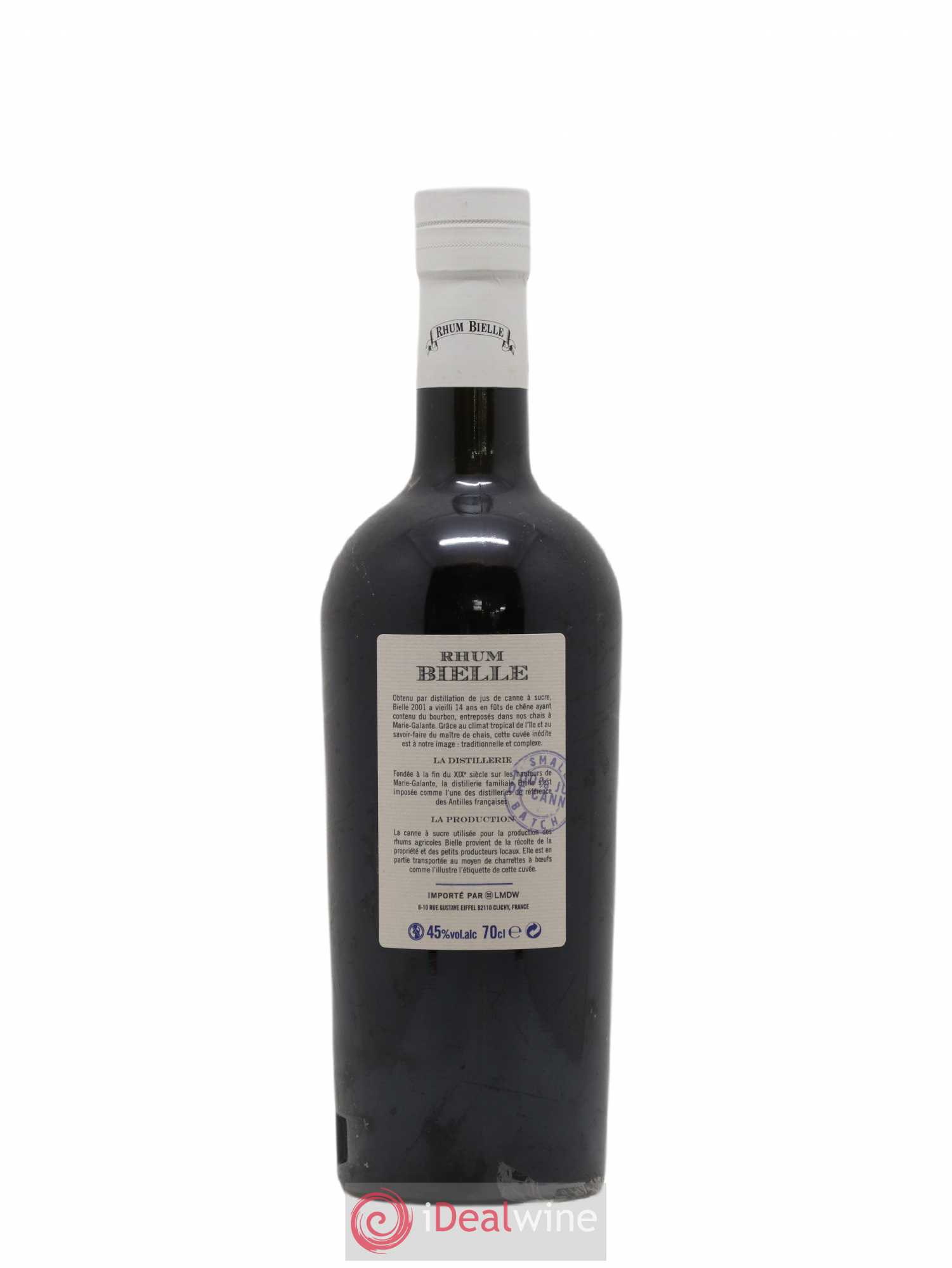 Rhum Bielle 2001 Of. - Posten von 1 Flasche - 1