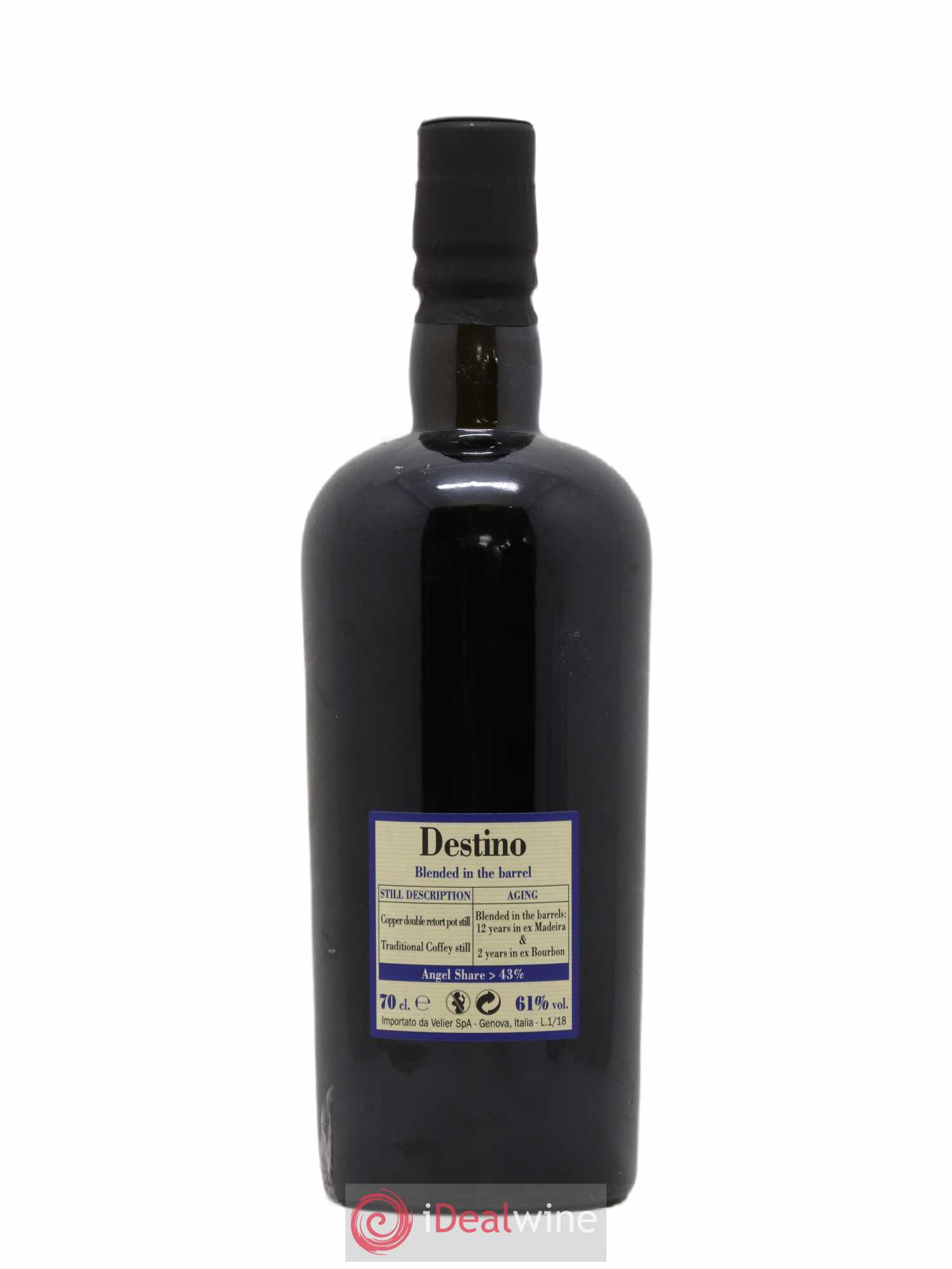 Foursquare 14 years 2003 Velier Destino Double Maturation - One of 2610 - bottled 2017 Barrel Proof - Lot de 1 bouteille - 1