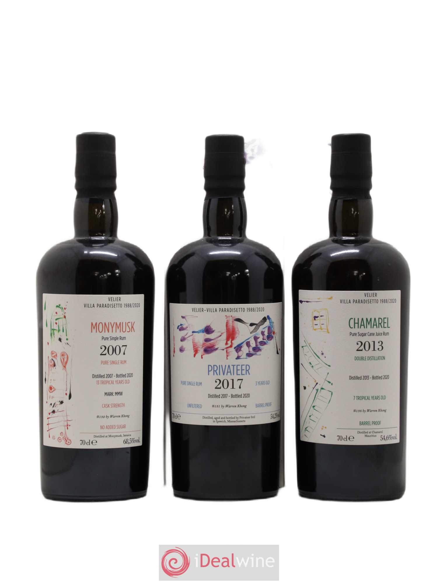 Rhum Villa Paradisetto - Lotto di 3 bottiglie - 2
