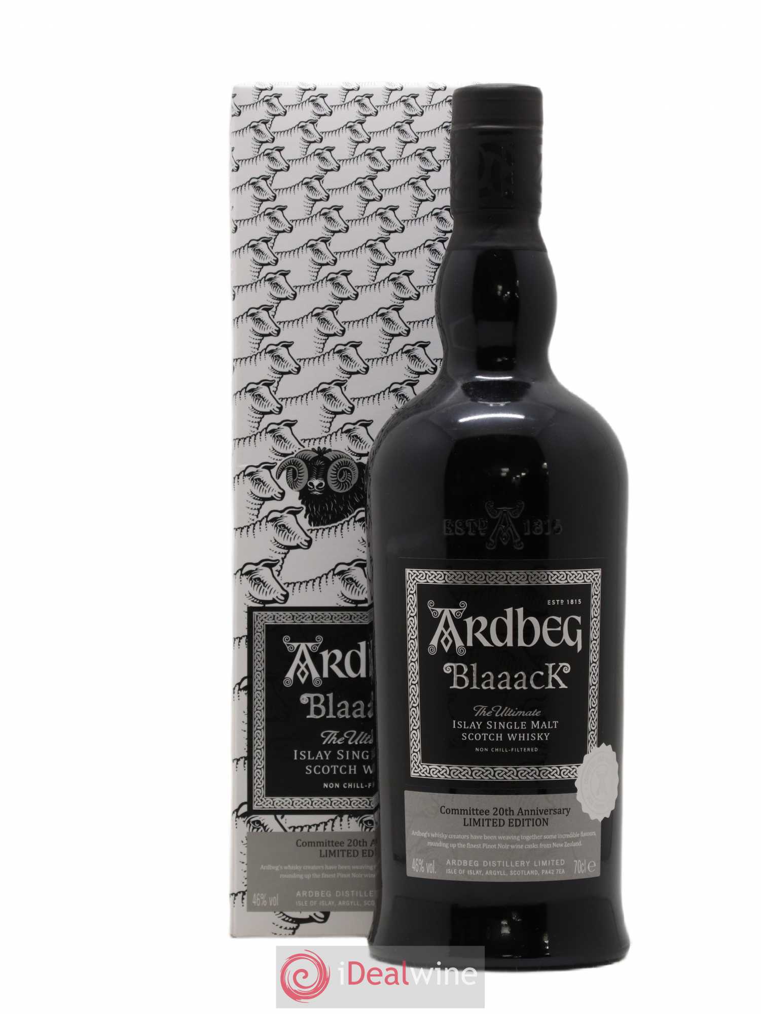 Whisky Ardbeg Blaaack Exclusive Comittee Release 2020 46° - Posten von 1 Flasche - 2