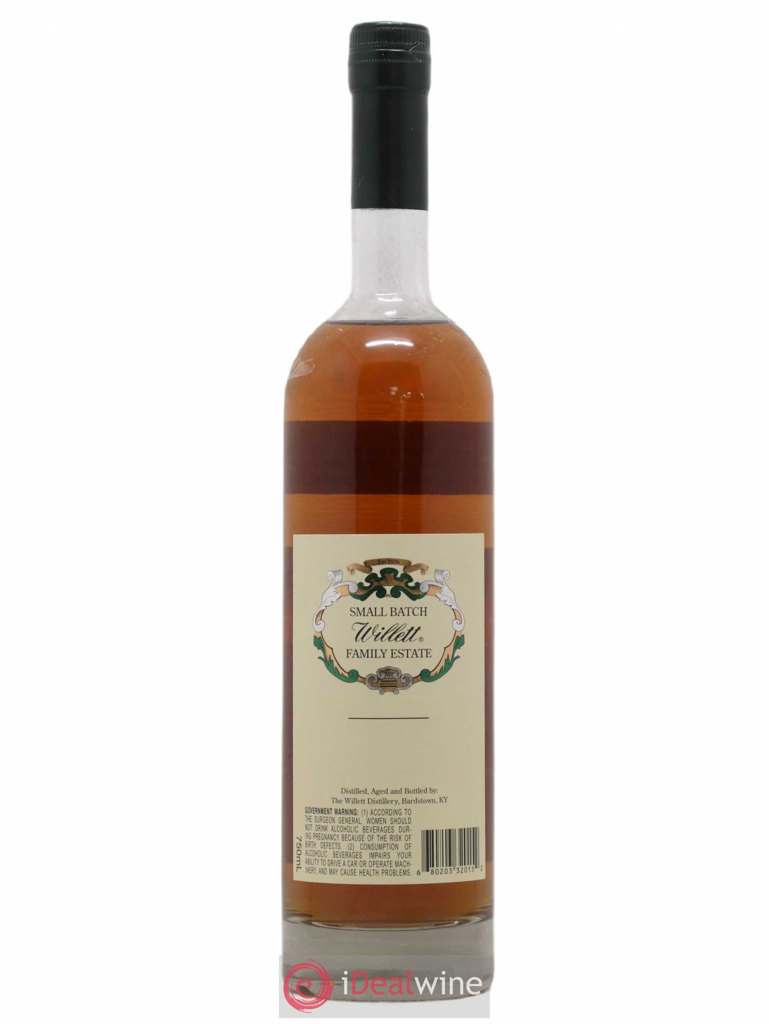 Whisky Willett Family Estate Straight Rye Whiskey Small Batch Rare Release 3 ans 110,4 Barrel Proof 55,2° - Posten von 1 Flasche - 1