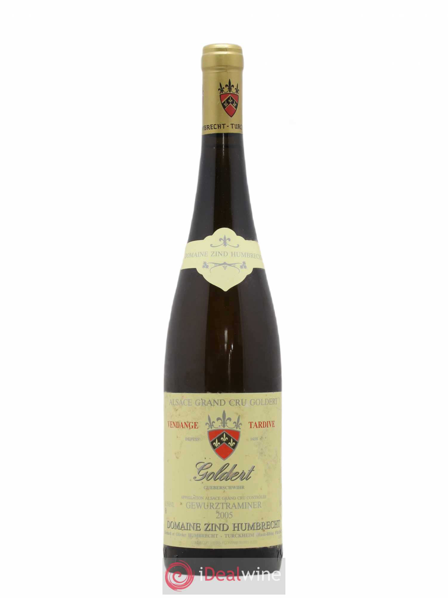 Gewurztraminer Grand Cru Goldert Zind Humbrecht vendanges tardives 2005 - Posten von 1 Flasche - 0