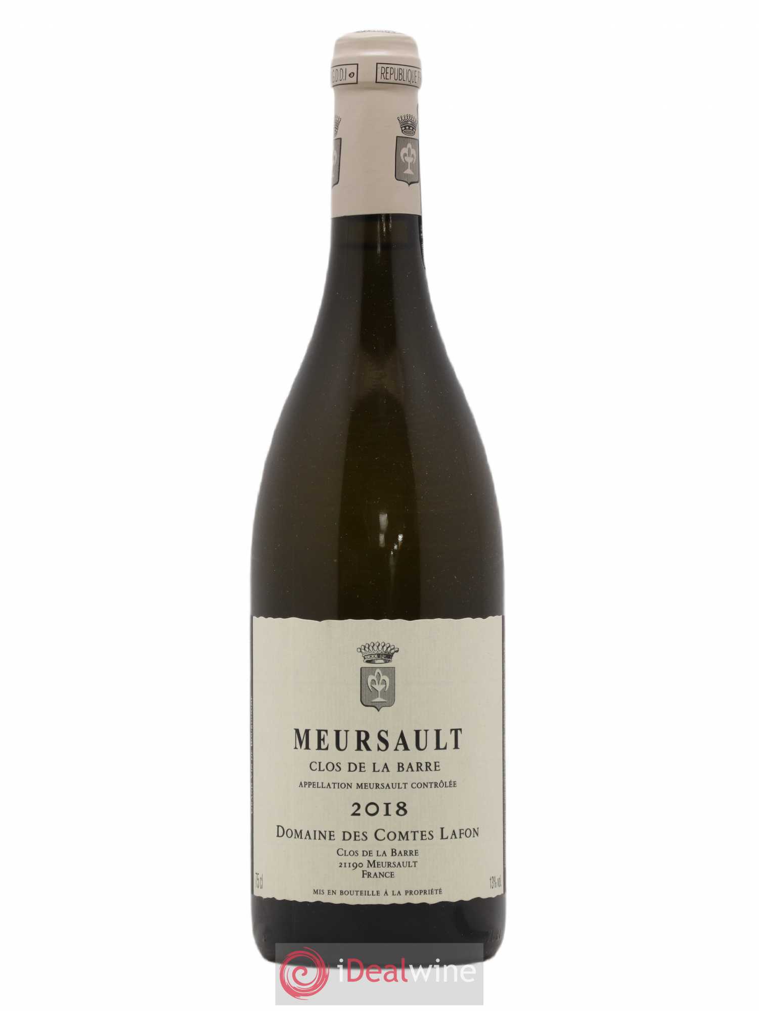 Meursault Clos de la Barre Comtes Lafon (Domaine des) 2018 - Lot de 1 bouteille - 0
