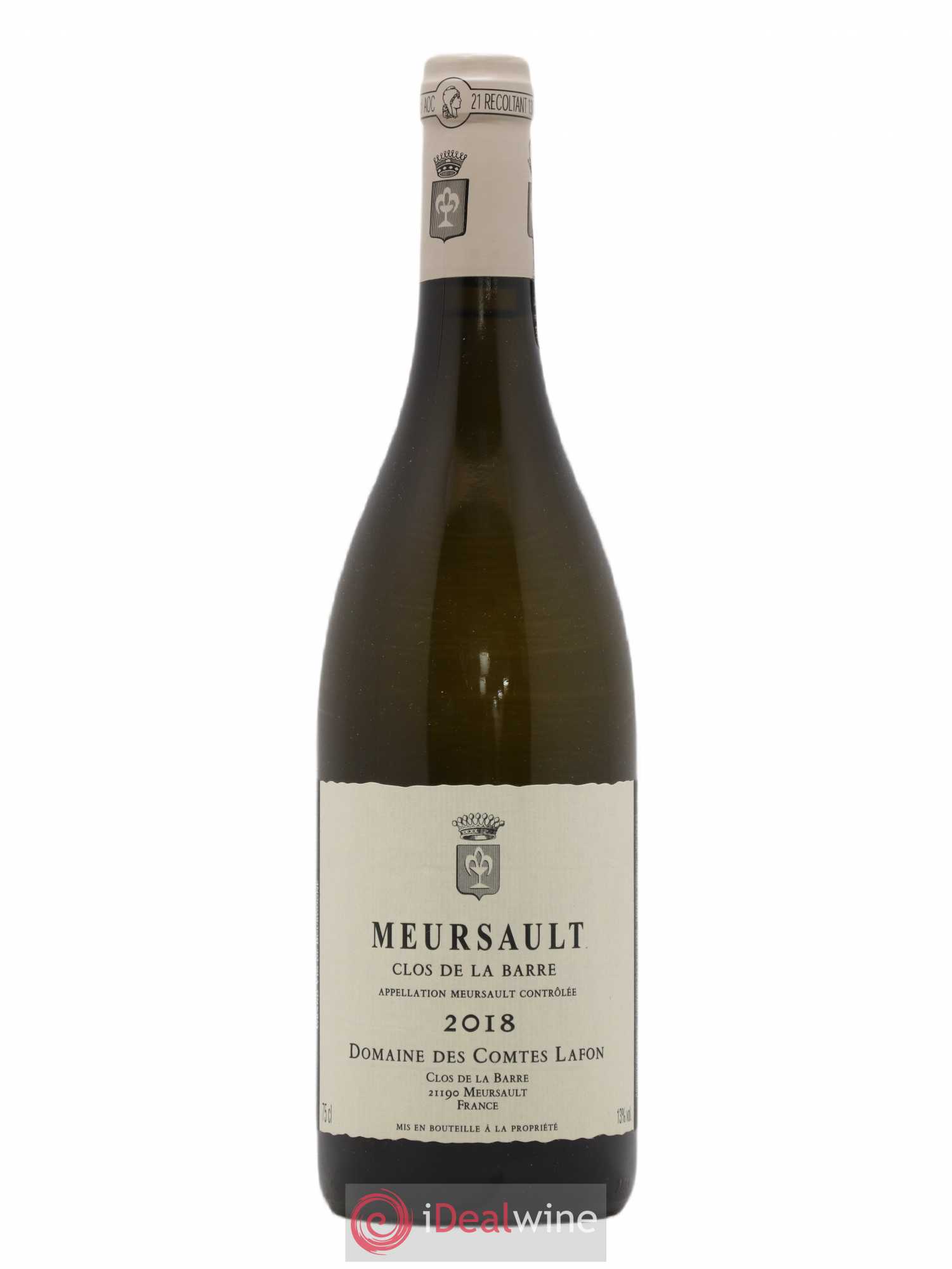 Meursault Clos de la Barre Comtes Lafon (Domaine des) 2018 - Lot de 1 bouteille - 0