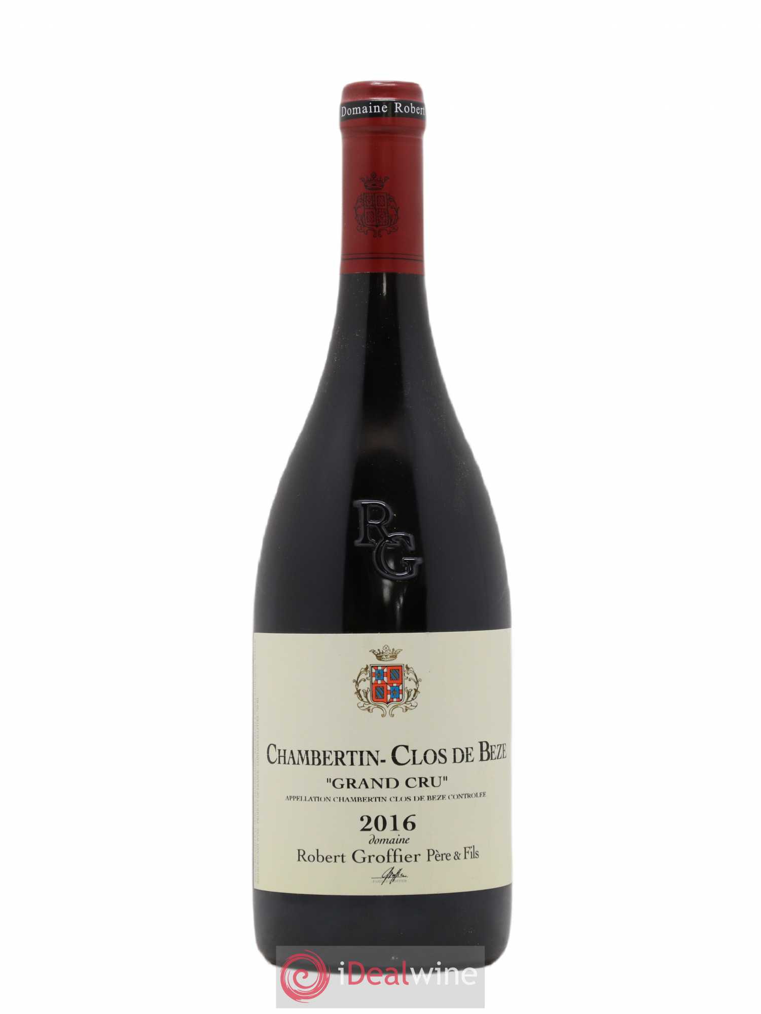 Chambertin Clos de Bèze Grand Cru Robert Groffier Père & Fils (Domaine) 2016 - Lot de 1 bouteille - 0