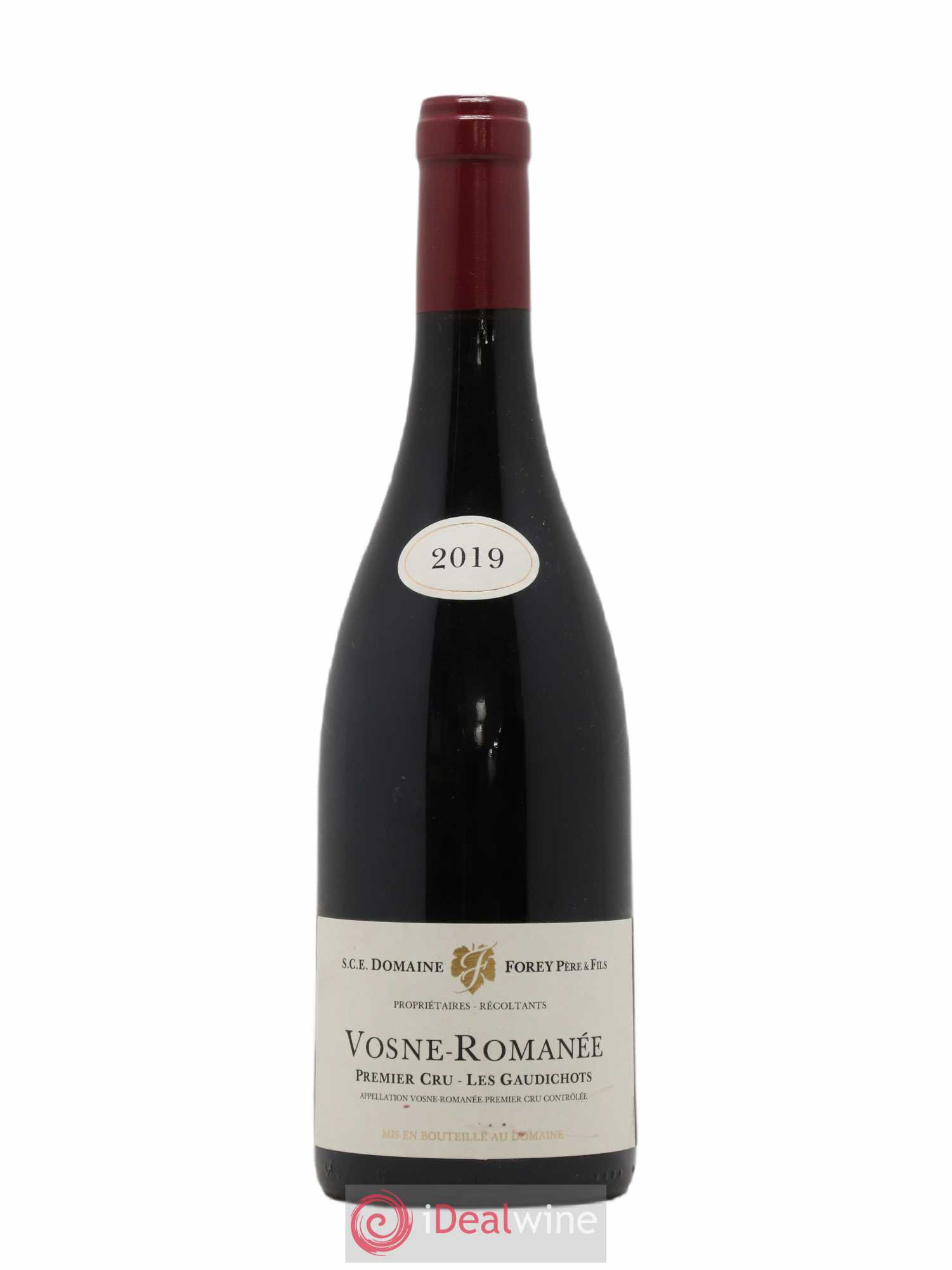 Vosne-Romanée 1er Cru Les Gaudichots Forey Père et Fils (Domaine) 2019 - Lot de 1 bouteille - 0