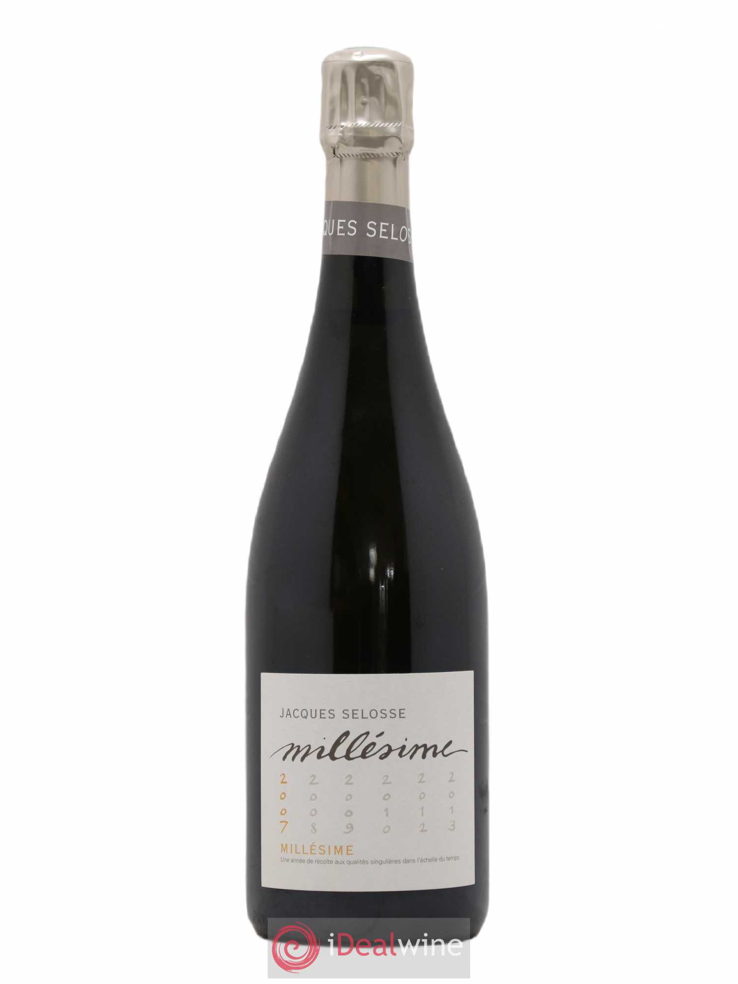 Blanc de Blancs Grand Cru Extra-Brut Jacques Selosse 2007 - Lot de 1 bouteille - 0