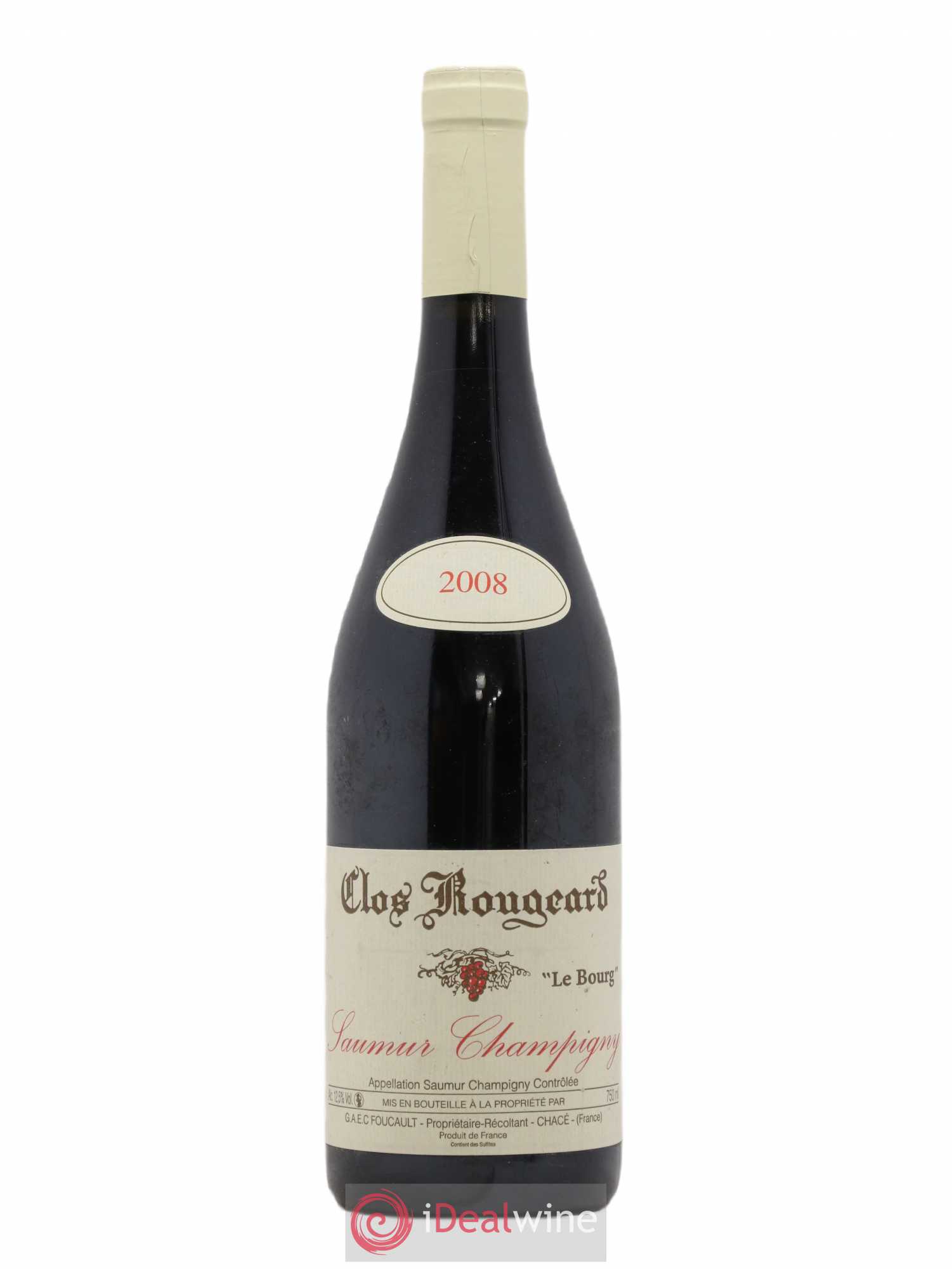 Saumur-Champigny Le Bourg Clos Rougeard 2008 - Lot de 1 bouteille - 0