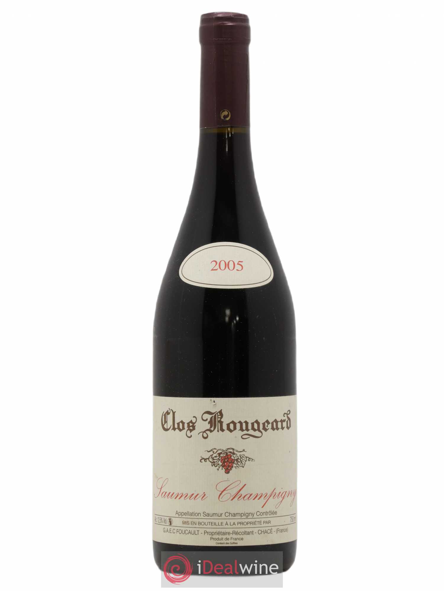 Saumur-Champigny Clos Rougeard 2005 - Lot de 1 bouteille - 0