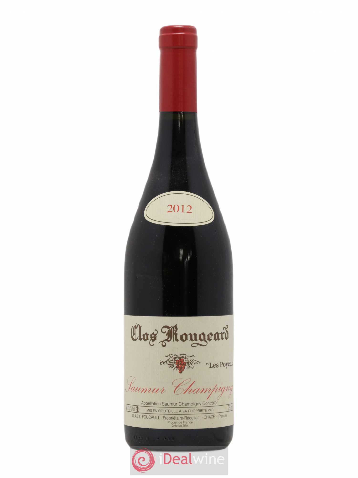 Saumur-Champigny Les Poyeux Clos Rougeard 2012 - Lot de 1 bouteille - 0