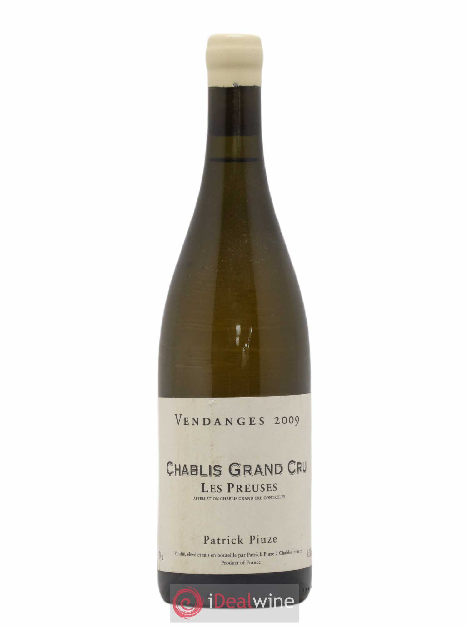 Chablis Grand Cru Les Preuses Patrick Piuze (Domaine) 2009 - Lot de 1 bouteille - 0