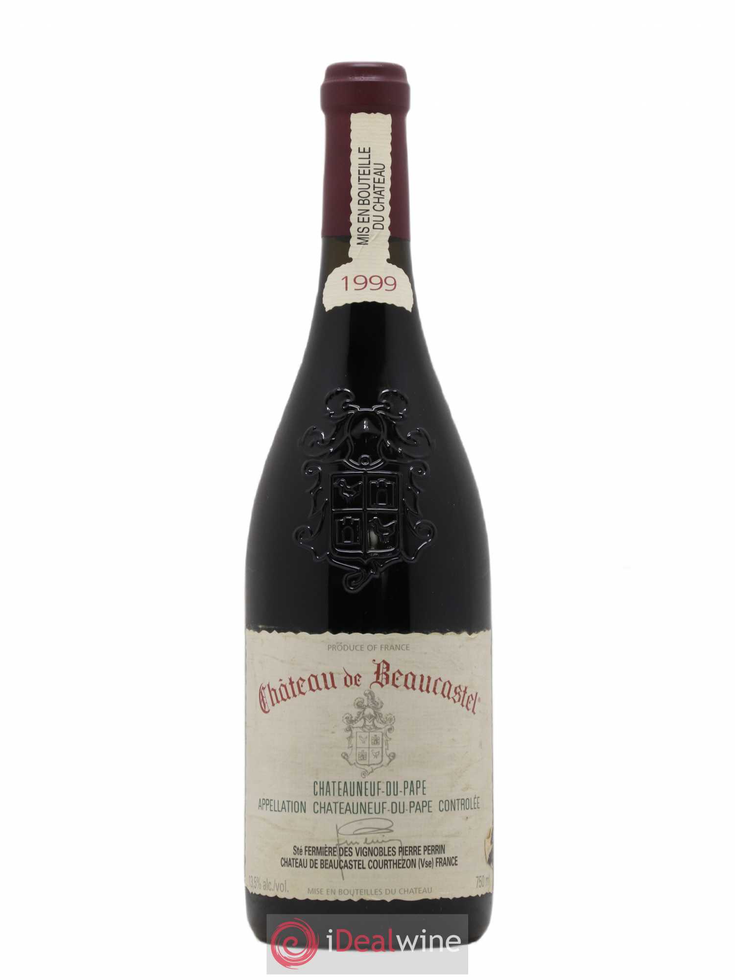Châteauneuf-du-Pape Château de Beaucastel Famille Perrin 1999 - Lot de 1 bouteille - 0
