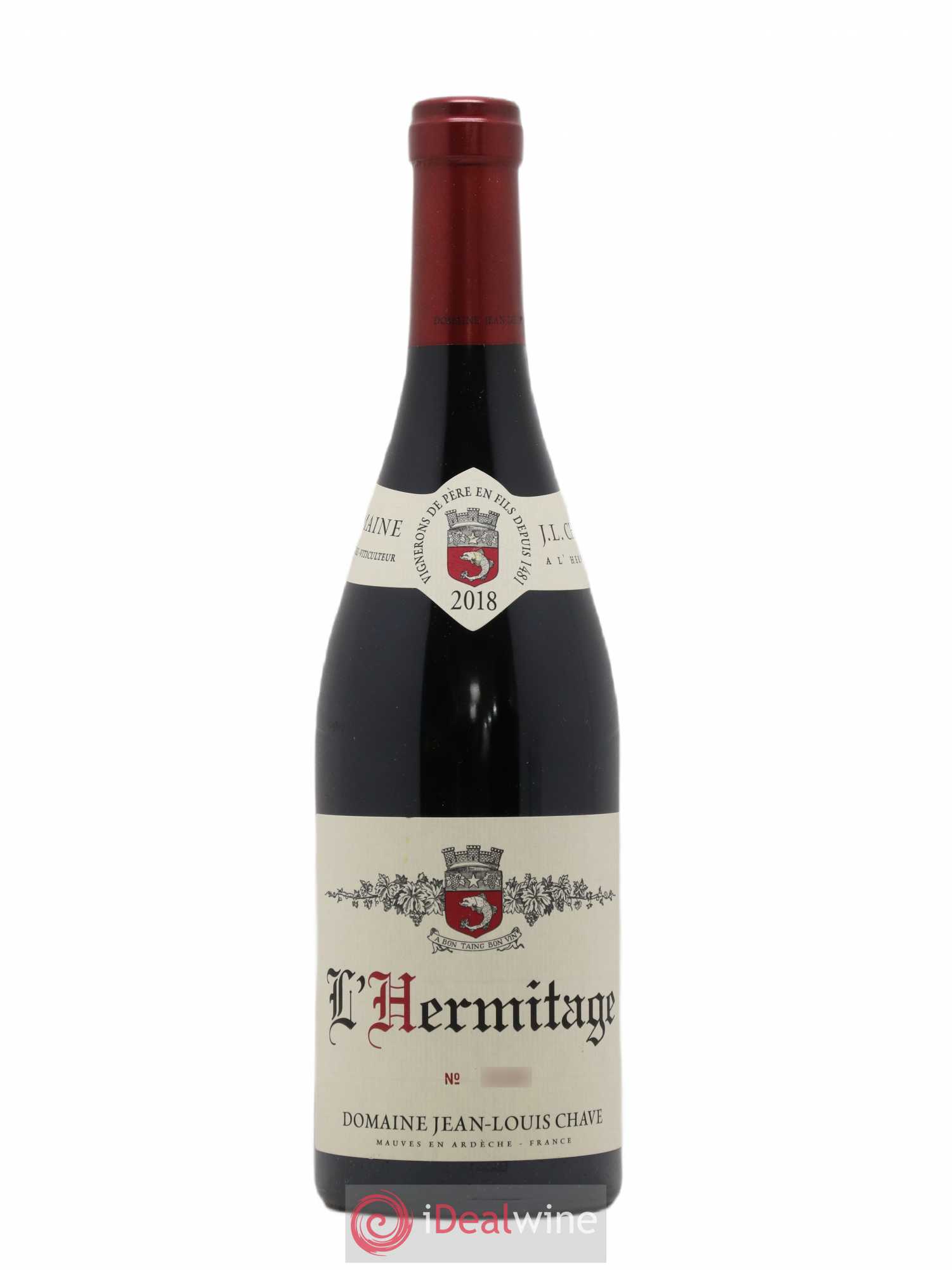 Hermitage Jean-Louis Chave 2018 - Lot de 1 bouteille - 0