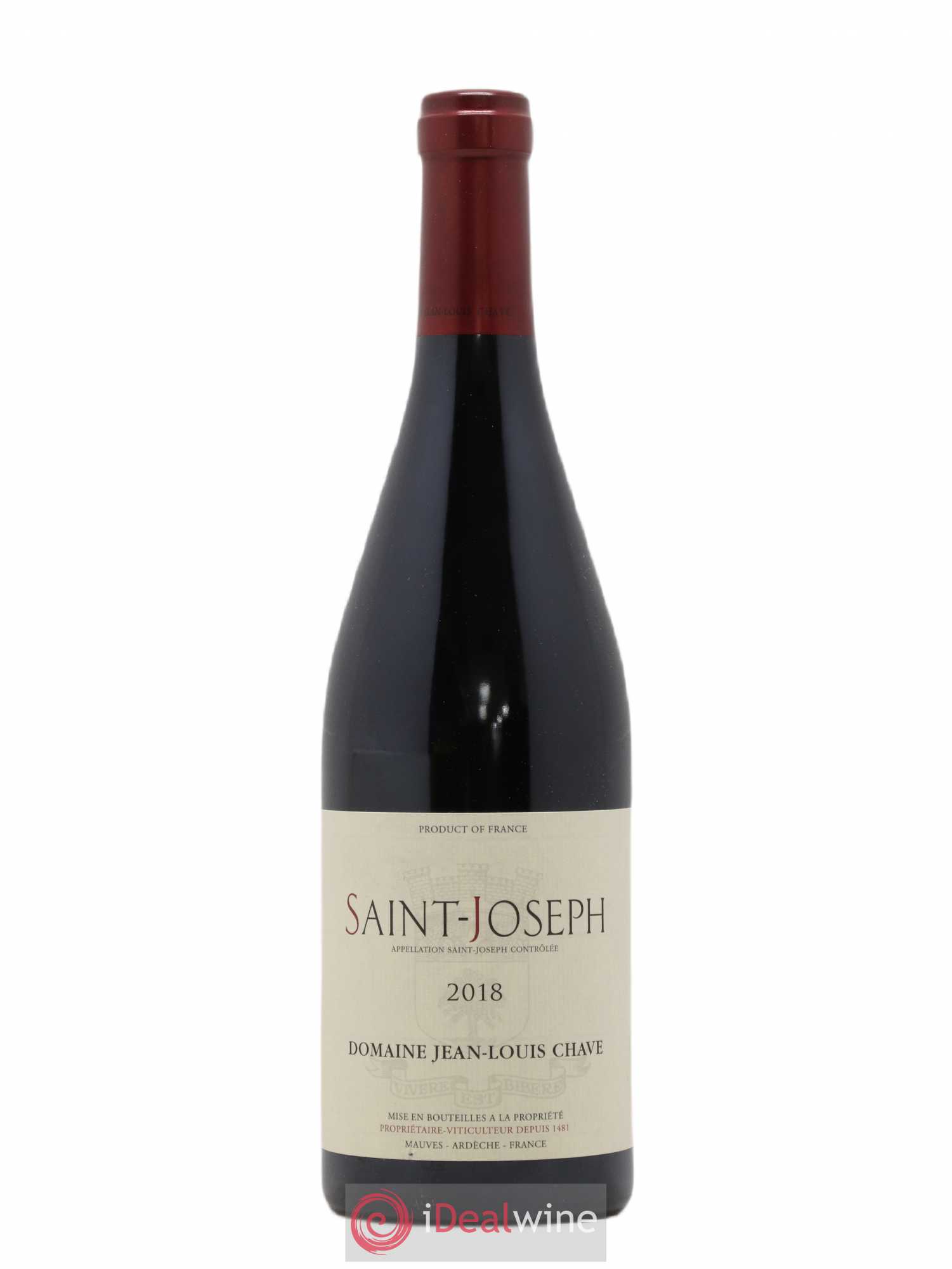 Saint-Joseph Jean-Louis Chave 2018 - Lot de 1 bouteille - 0
