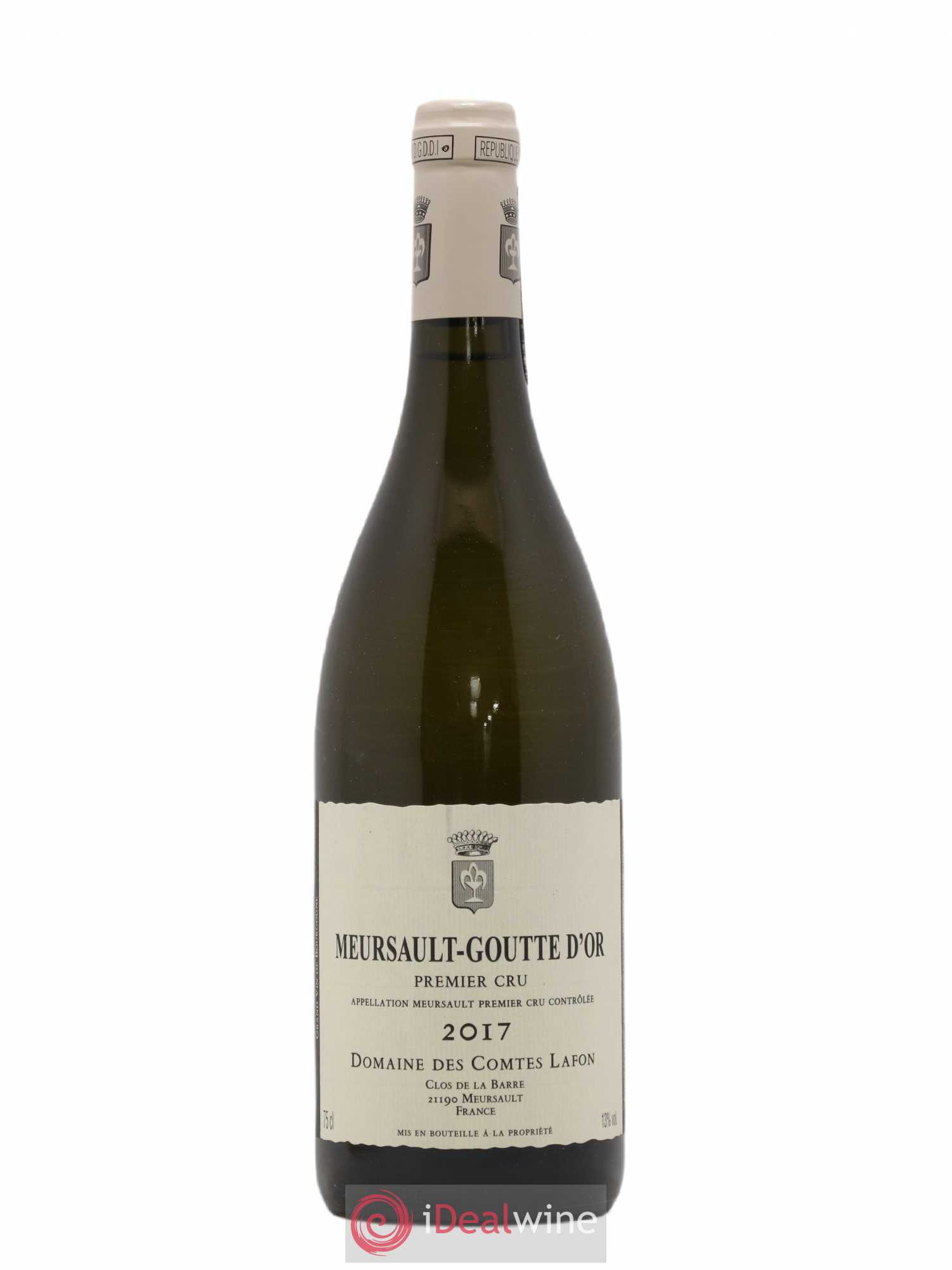 Meursault 1er Cru Goutte d'Or Comtes Lafon (Domaine des) 2017 - Lot de 1 bouteille - 0