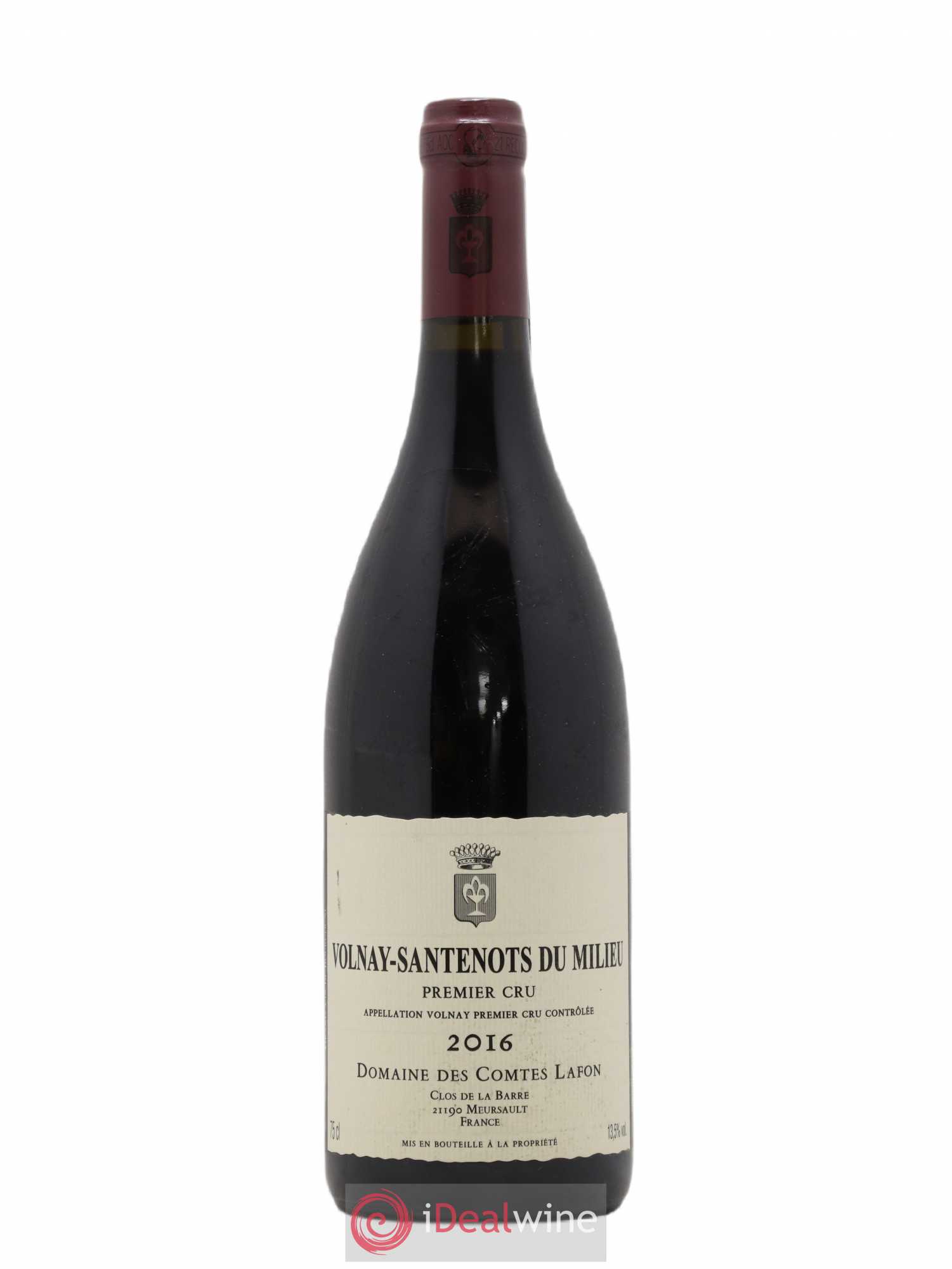 Volnay 1er Cru Santenots du Milieu Comtes Lafon (Domaine des) 2016 - Lot de 1 bouteille - 0