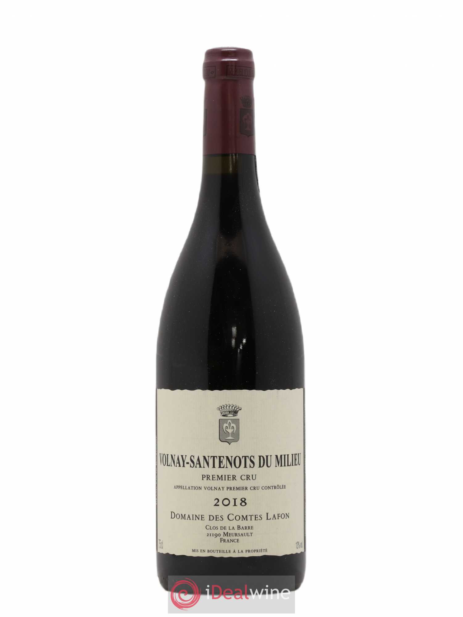 Volnay 1er Cru Santenots du Milieu Comtes Lafon (Domaine des) 2018 - Lot de 1 bouteille - 0