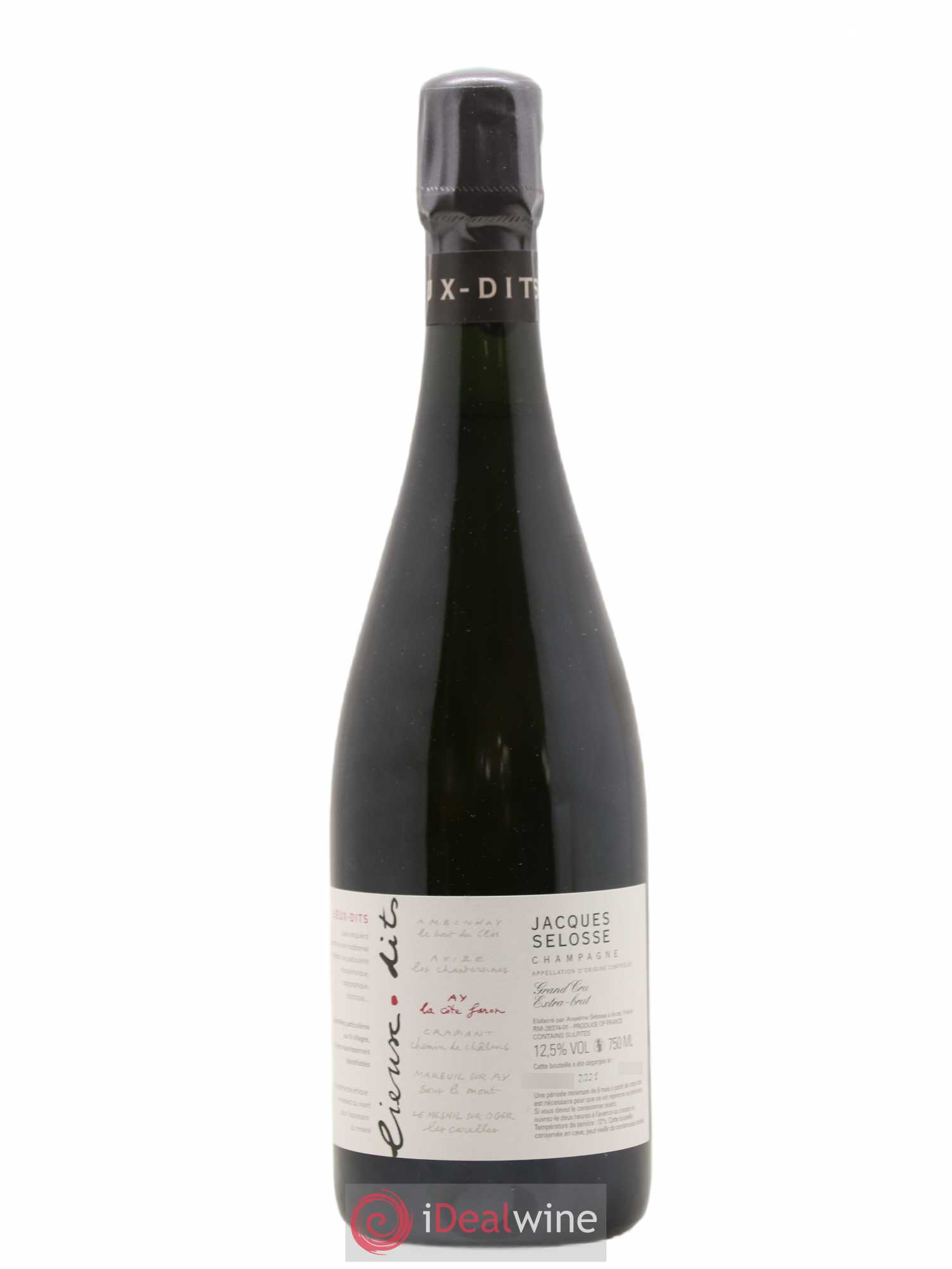 La Côte Faron Blanc de Noirs Grand Cru Extra-Brut Jacques Selosse - Lot de 1 bouteille - 0