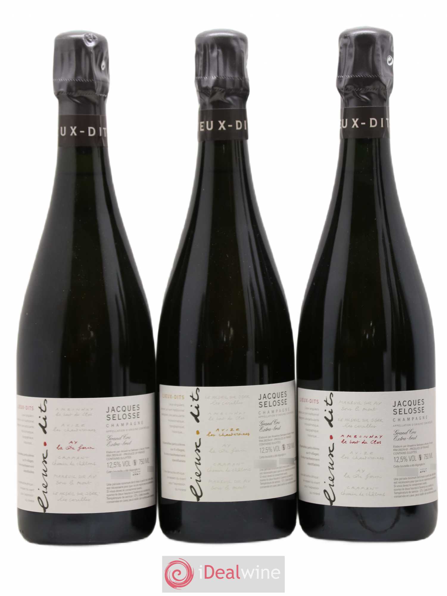 Caisse Collection Lieux-dits Jacques Selosse - Lot de 6 bouteilles - 1