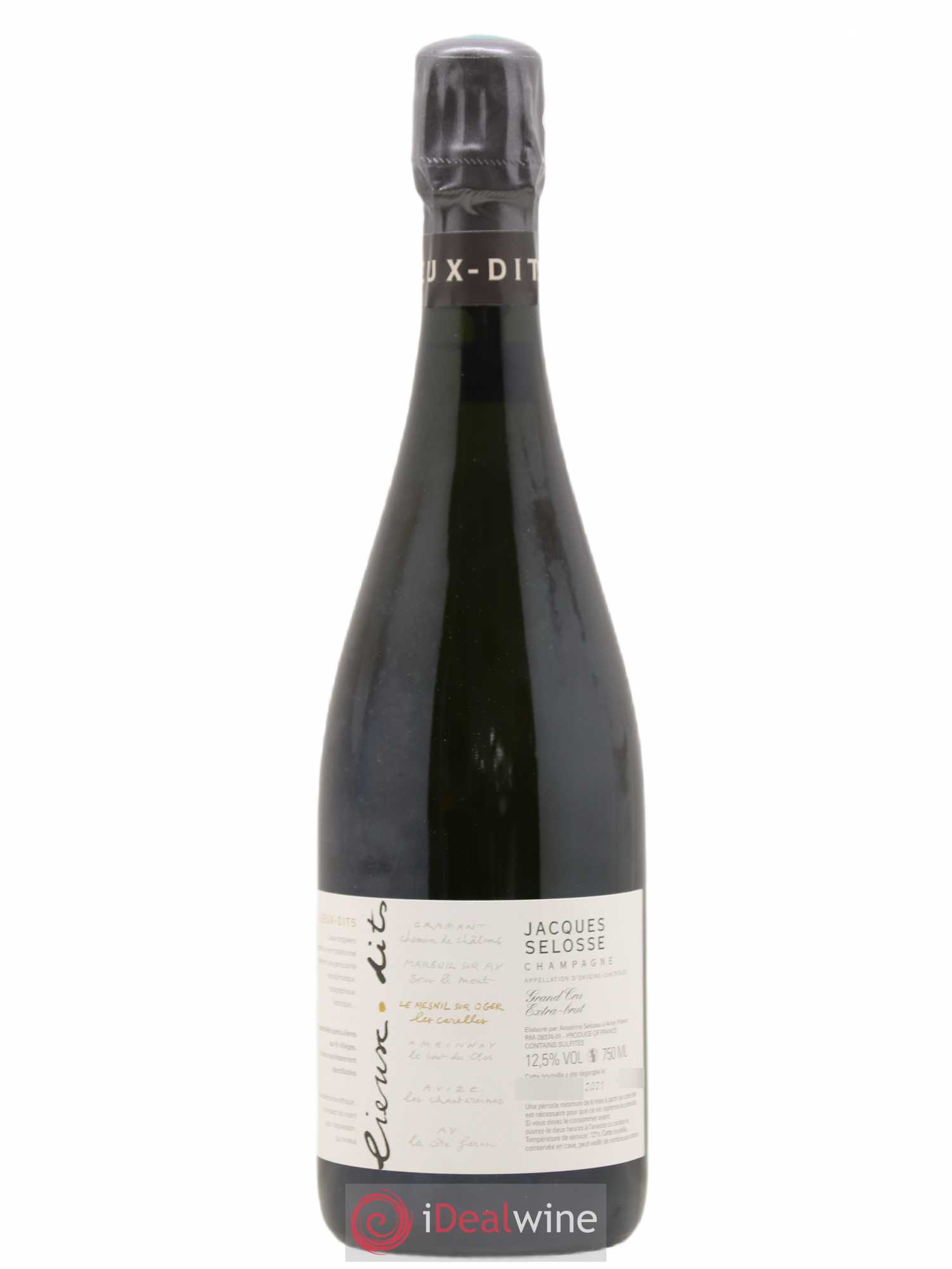 Les Carelles Blanc de Blancs Jacques Selosse - Lot de 1 bouteille - 0