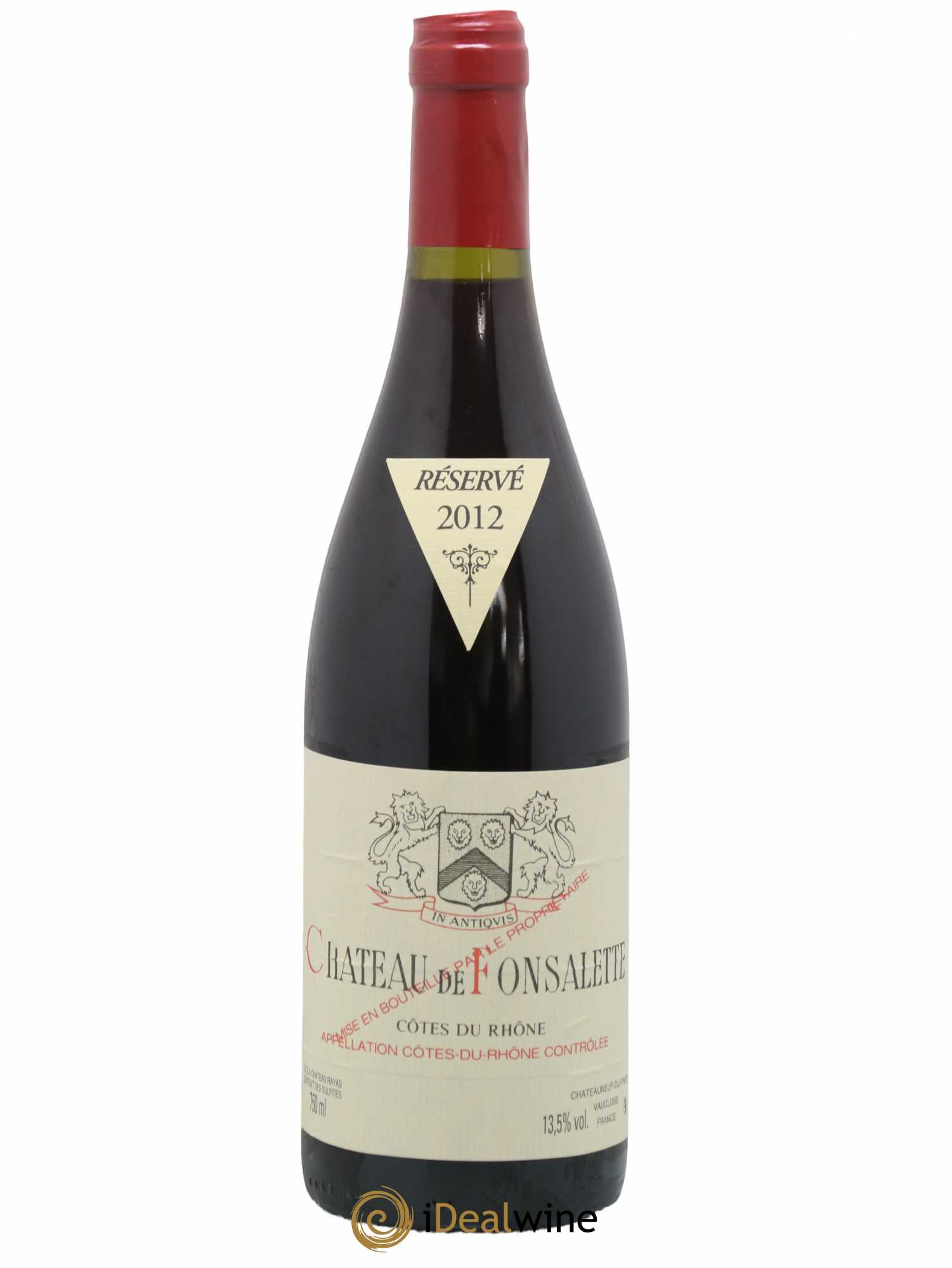 Côtes-du-Rhône Château de Fonsalette Emmanuel Reynaud 2012 - Lot de 1 bouteille - 0