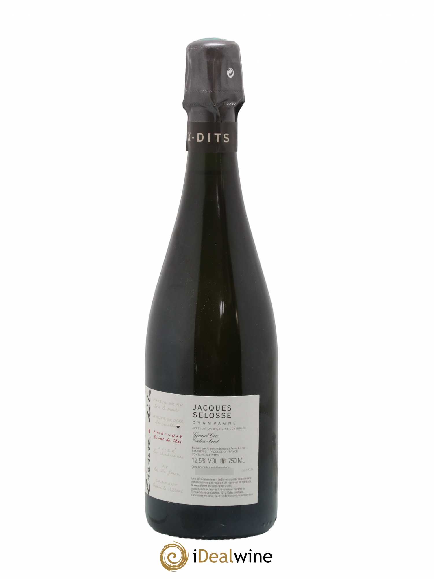 Ambonnay Le Bout du Clos Grand Cru Extra-Brut Jacques Selosse - Lot de 1 bouteille - 1