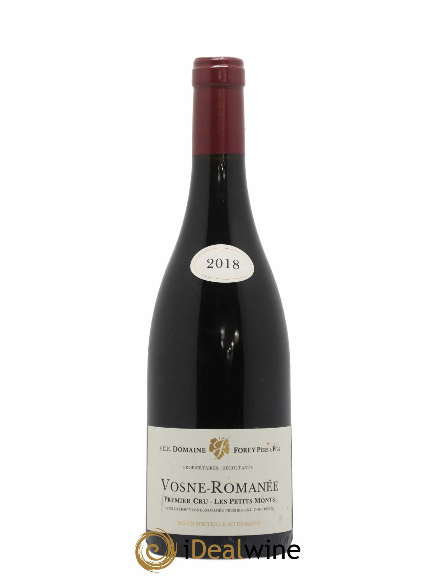 Vosne-Romanée 1er Cru Les Petits Monts Forey Père et Fils (Domaine) 2018 - Lot de 1 bouteille - 0