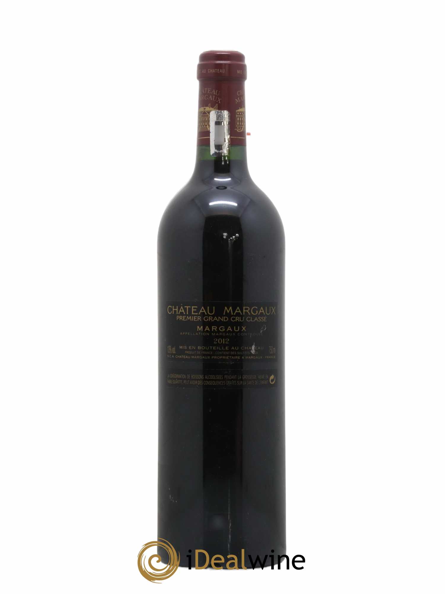 Château Margaux 1er Grand Cru Classé 2012 - Lot de 1 bouteille - 1