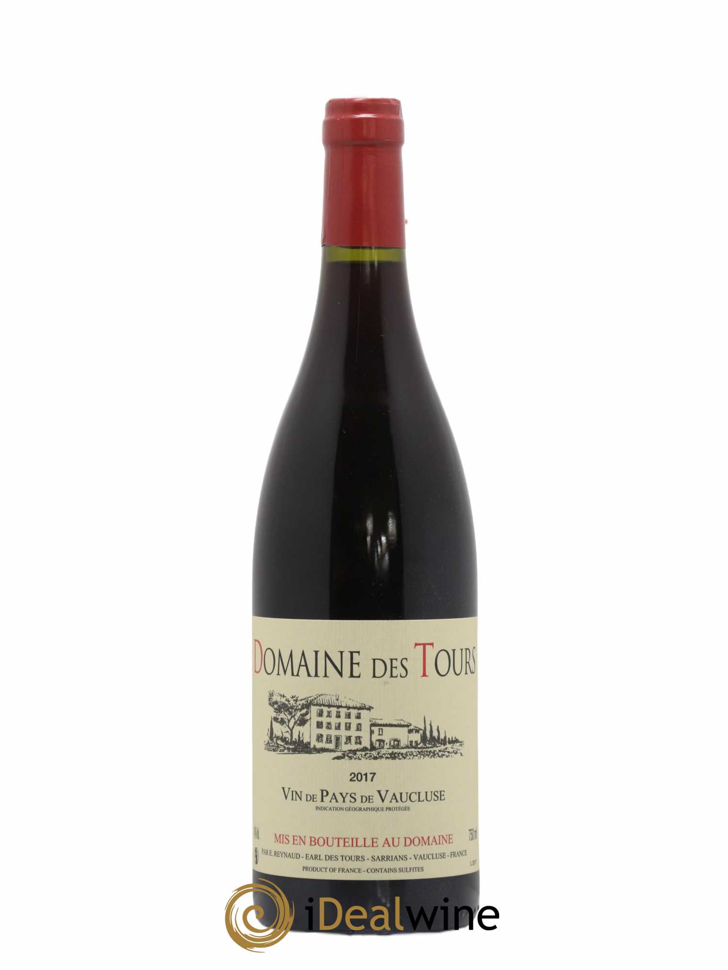 Vaucluse (Vin de Pays de Vaucluse) Domaine des Tours Emmanuel Reynaud 2017 - Lot de 1 bouteille - 0