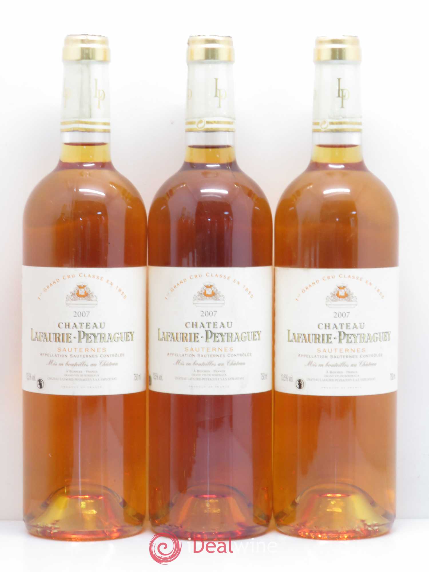 Château Lafaurie-Peyraguey 1er Grand Cru Classé 2007 - Lotto di 6 bottiglie - 1