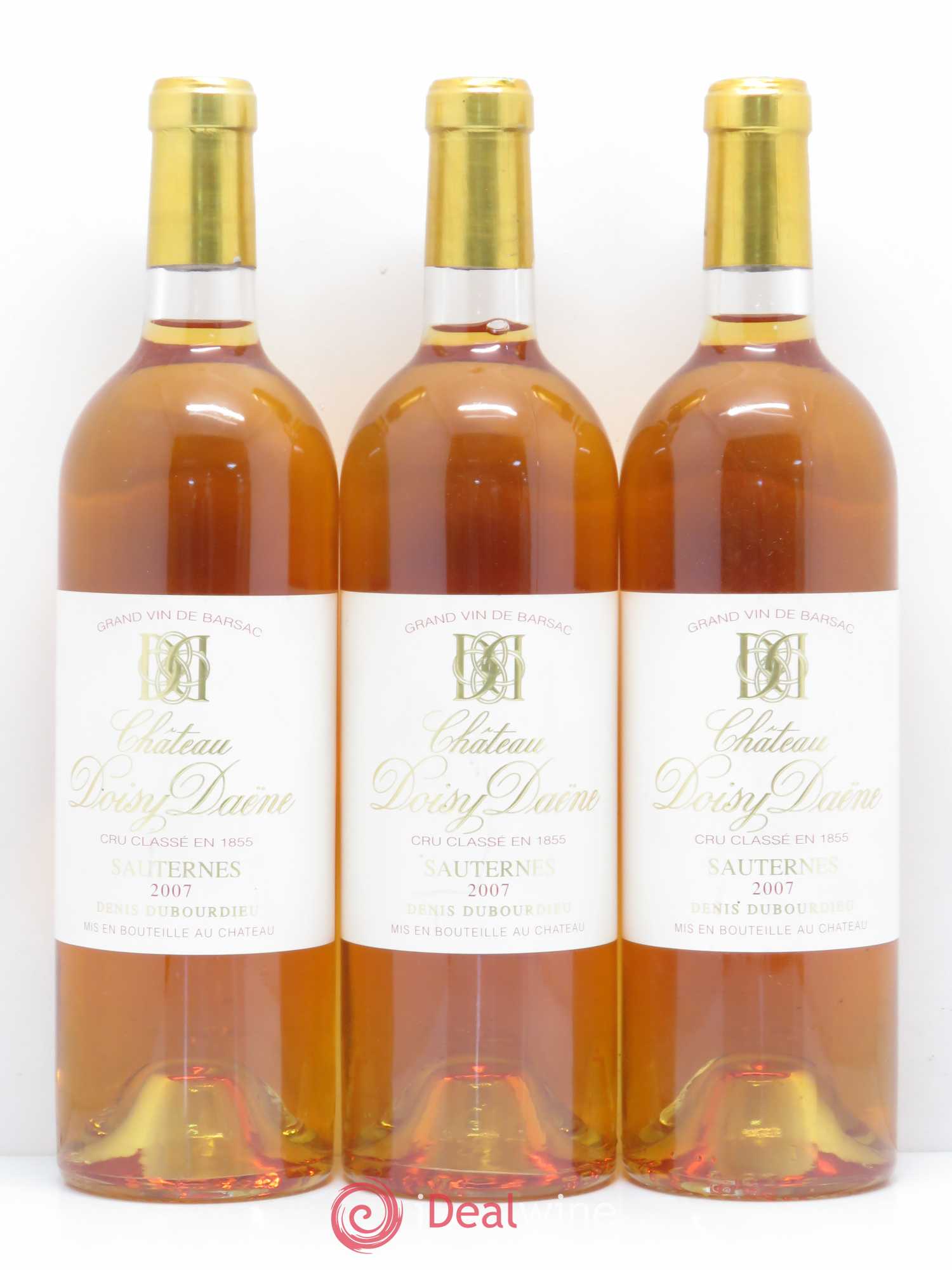 Château Doisy Daëne 2ème Grand Cru Classé 2007 - Lotto di 3 bottiglie - 0