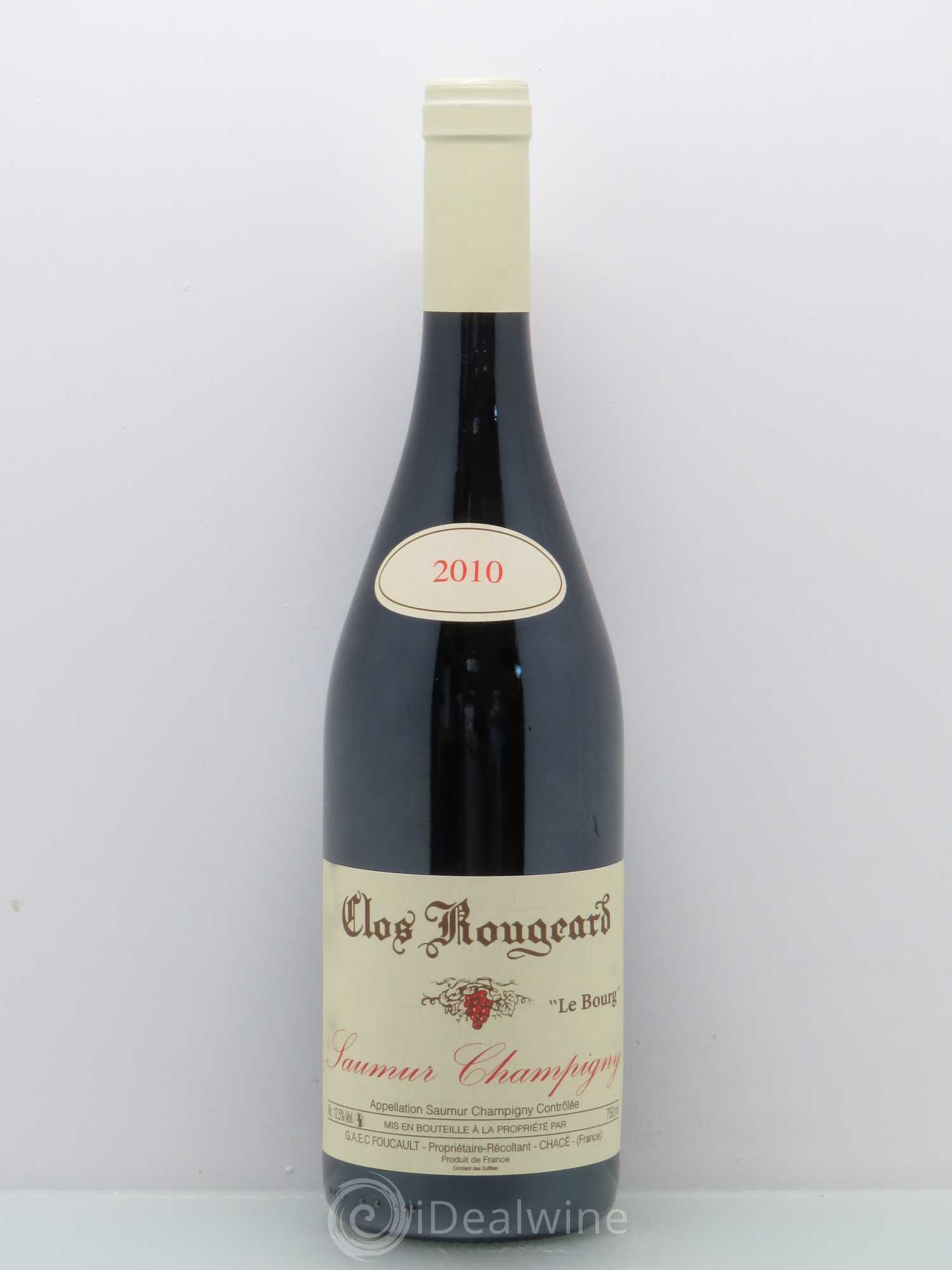 Saumur-Champigny Le Bourg Clos Rougeard 2010 - Lot de 1 bouteille - 0