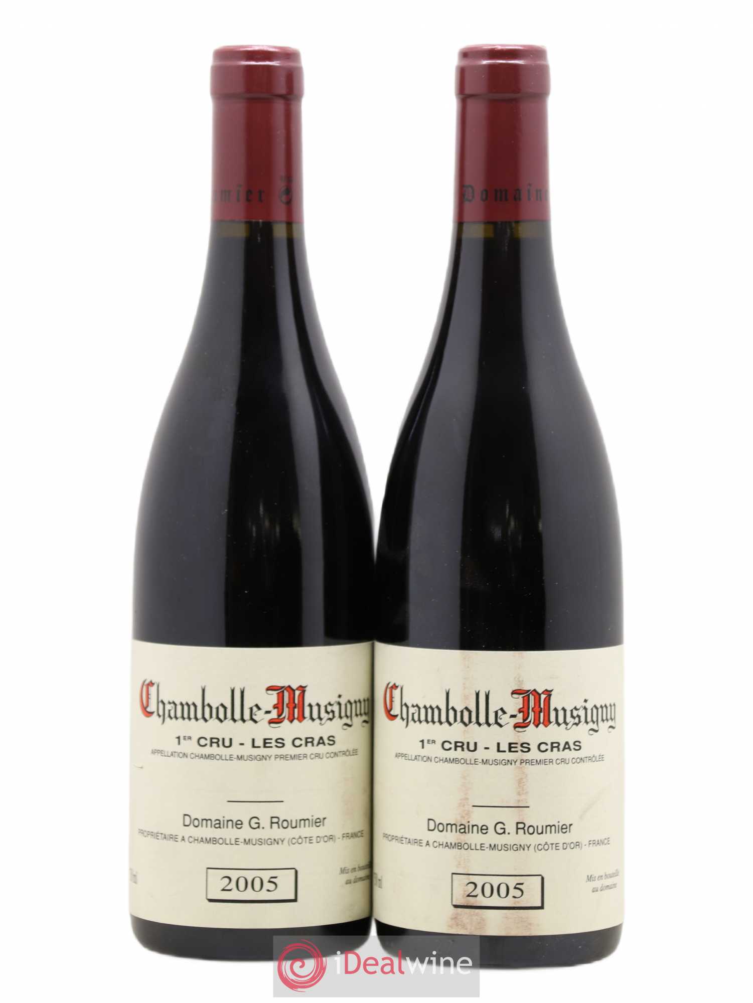 Chambolle-Musigny 1er Cru Les Cras Georges Roumier (Domaine) 2005 - Lot de 2 bouteilles - 0