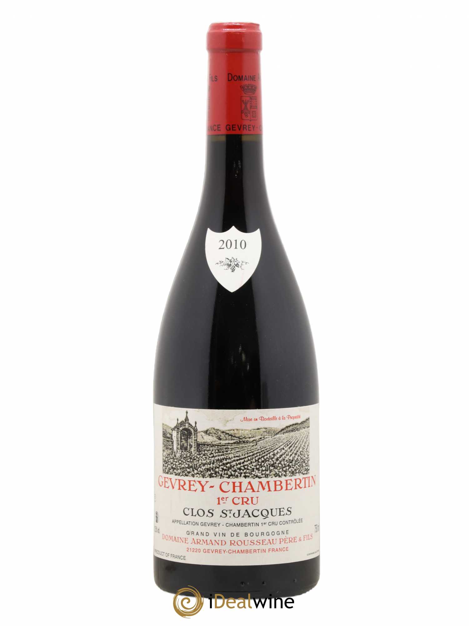 Gevrey-Chambertin 1er Cru Clos Saint-Jacques Armand Rousseau (Domaine) 2010 - Lot de 1 bouteille - 0