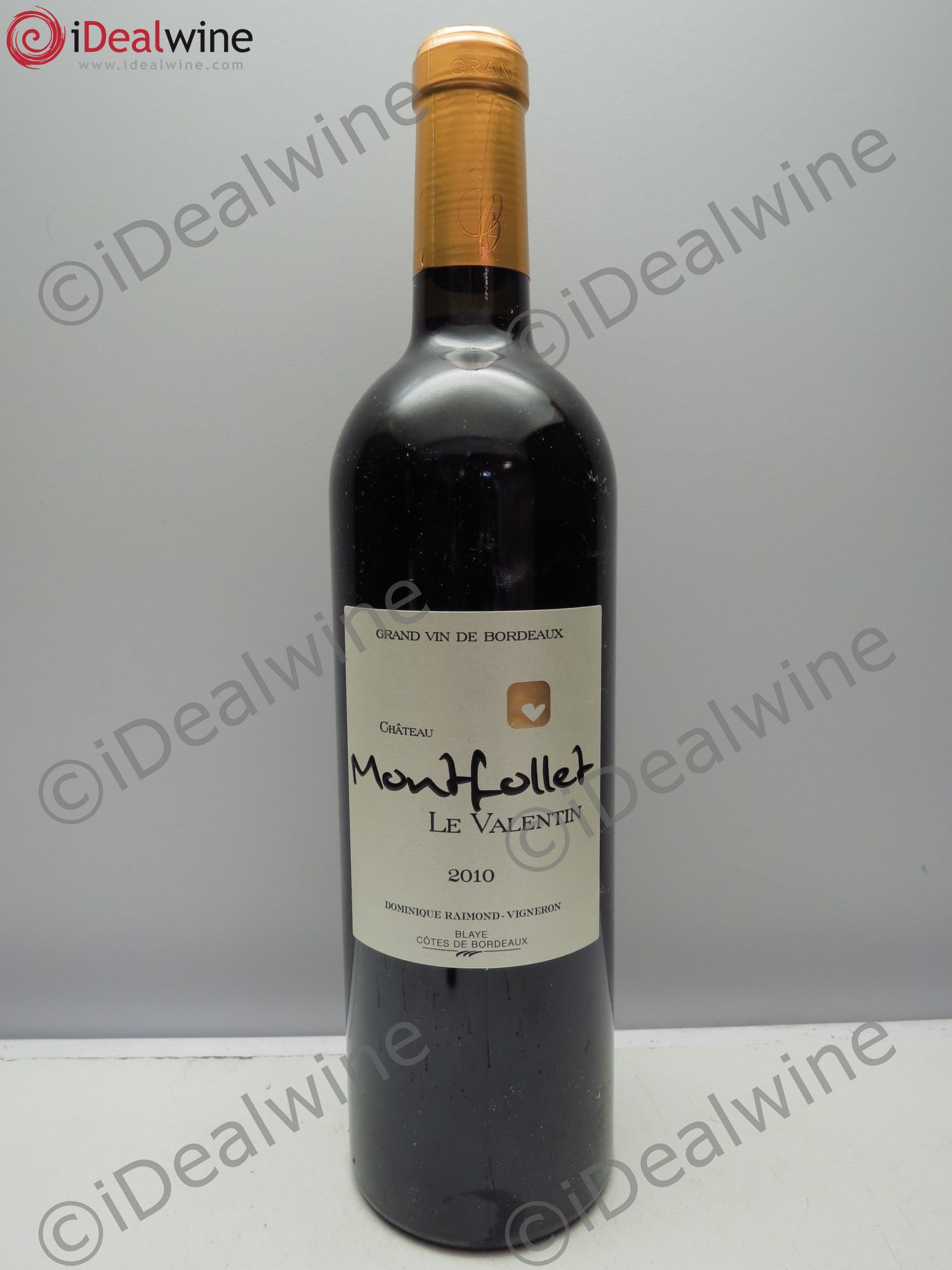 Bordeaux Château Montfollet Cuvée Valentin Blaye (sans prix de réserve / no reserve) 2010 - Posten von 1 Flasche - 0