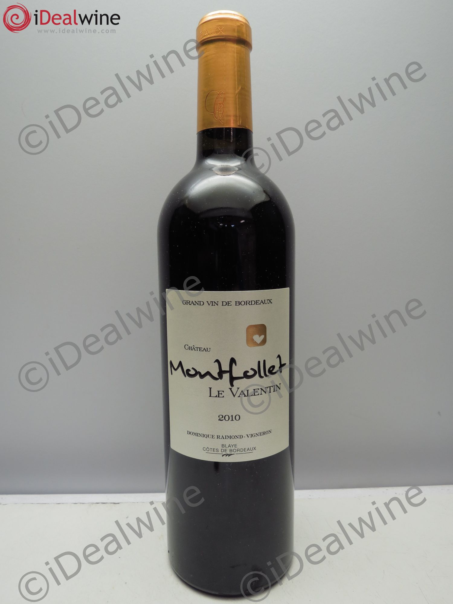 Bordeaux Château Montfollet Cuvée Valentin Blaye (sans prix de réserve / no reserve) 2010 - Posten von 1 Flasche - 0
