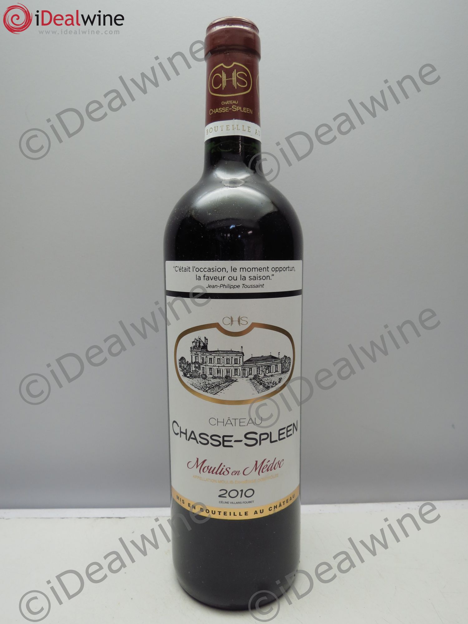 Château Chasse Spleen (sans prix de réserve / no reserve) 2010 - Posten von 1 Flasche - 0