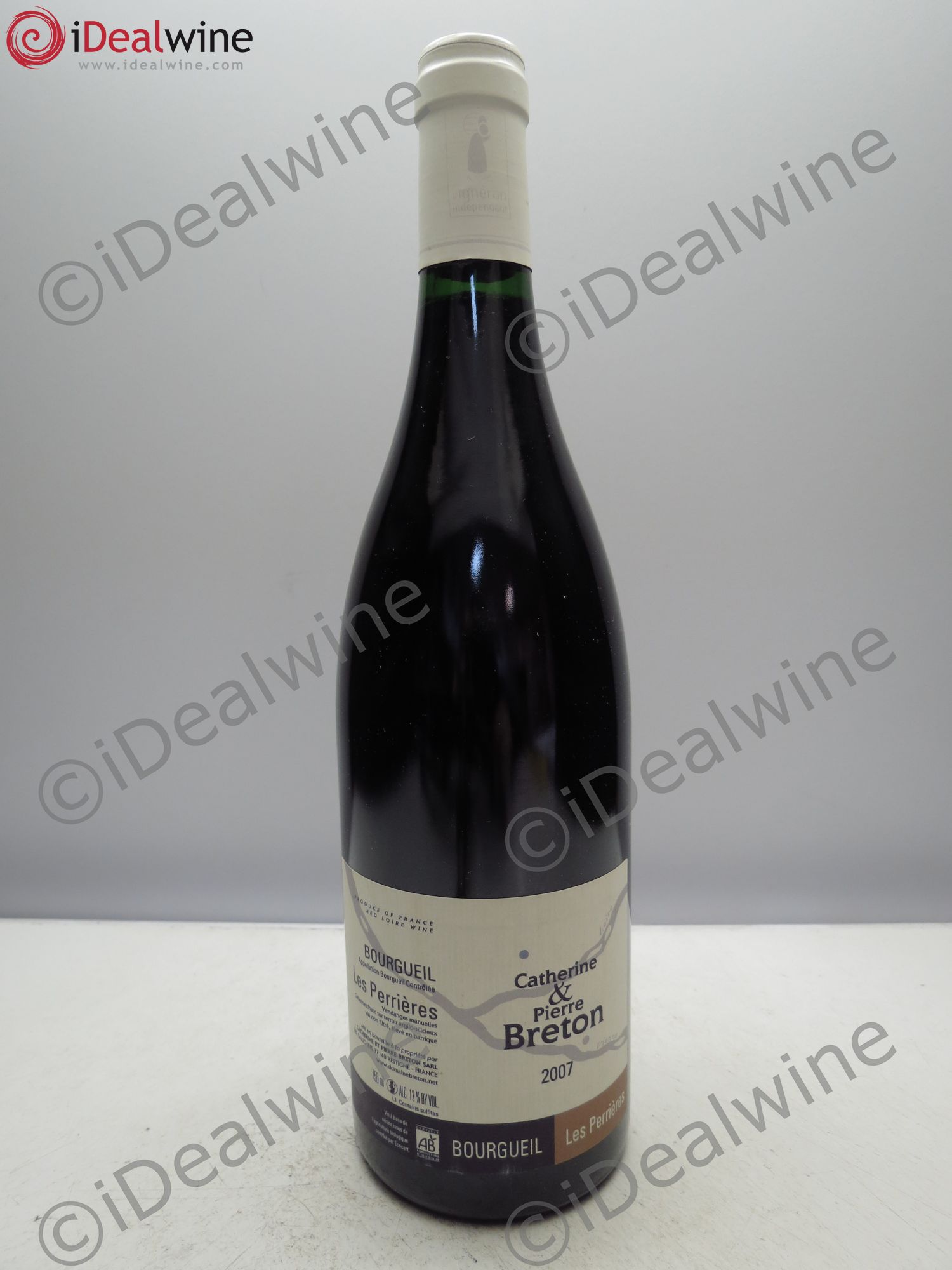 Bourgueil Domaine Catherine & Pierre Breton. 'Les Perrières' 2007 - Posten von 1 Flasche - 0