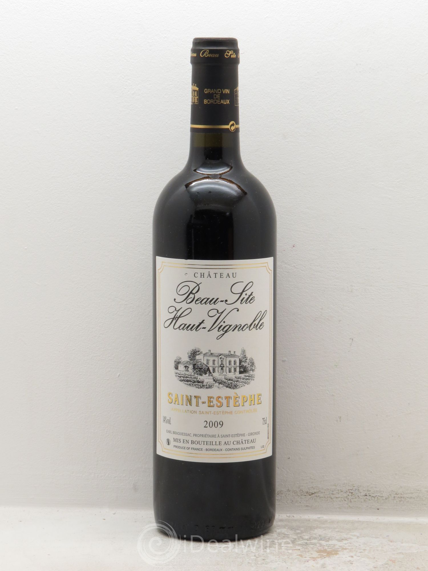 Château Beau Site Haut Vignoble Cru Bourgeois 2009 - Lot de 1 bouteille - 0