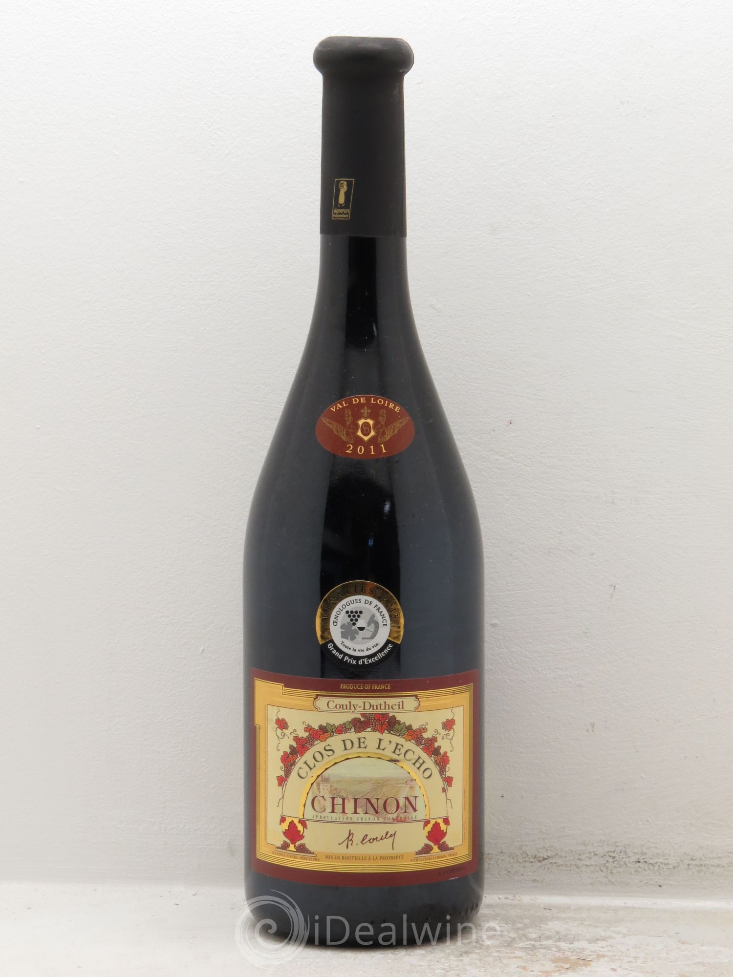 Chinon Clos de l'Echo Couly-Dutheil 2011 - Lot de 1 bouteille - 0