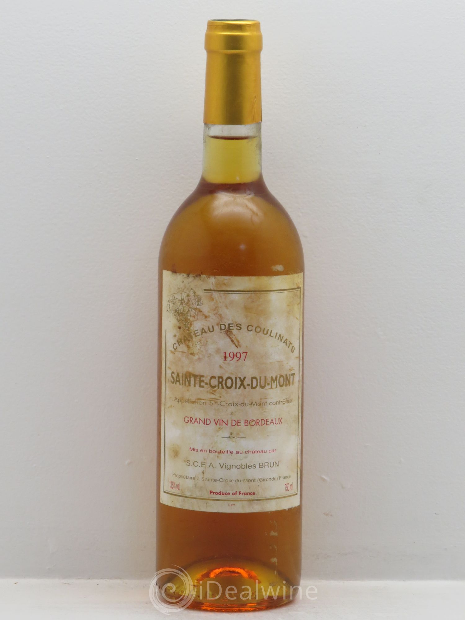 Bordeaux Sainte Croix Du Mont- Château des Coulinats (sans prix de réserve) 1997 - Posten von 1 Flasche - 0