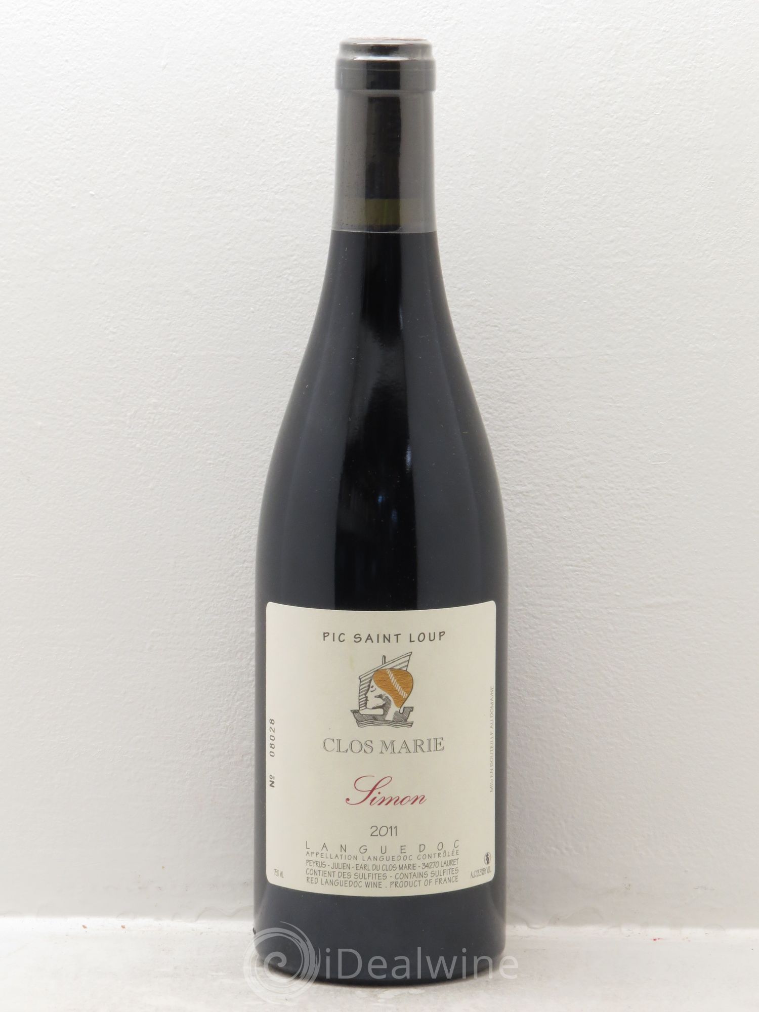 Pic Saint-Loup Clos Marie Cuvée Simon Christophe Peyrus et Françoise Julien 2011 - Lot de 1 bouteille - 0