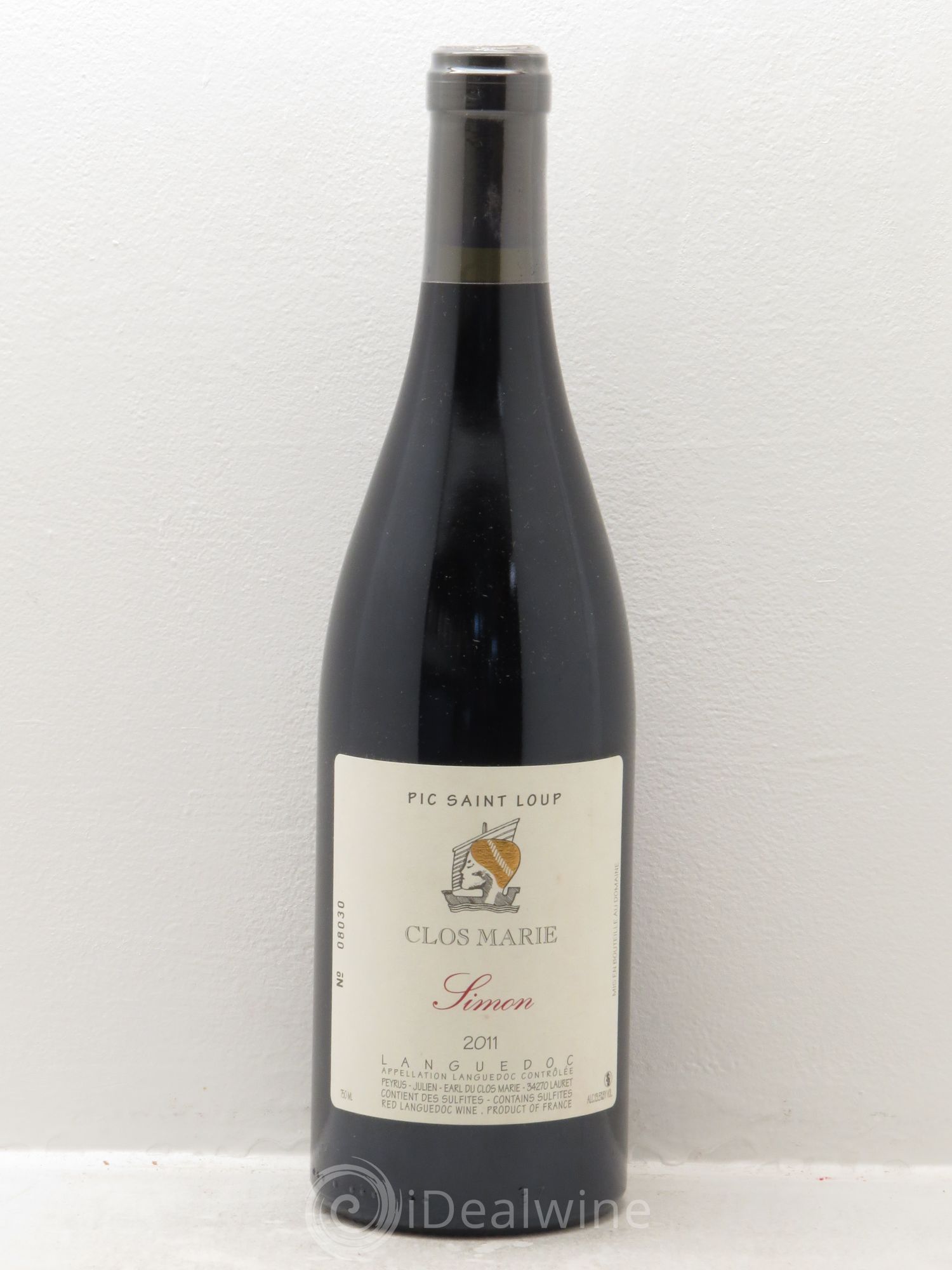 Pic Saint-Loup Clos Marie Cuvée Simon Christophe Peyrus et Françoise Julien 2011 - Lot de 1 bouteille - 0