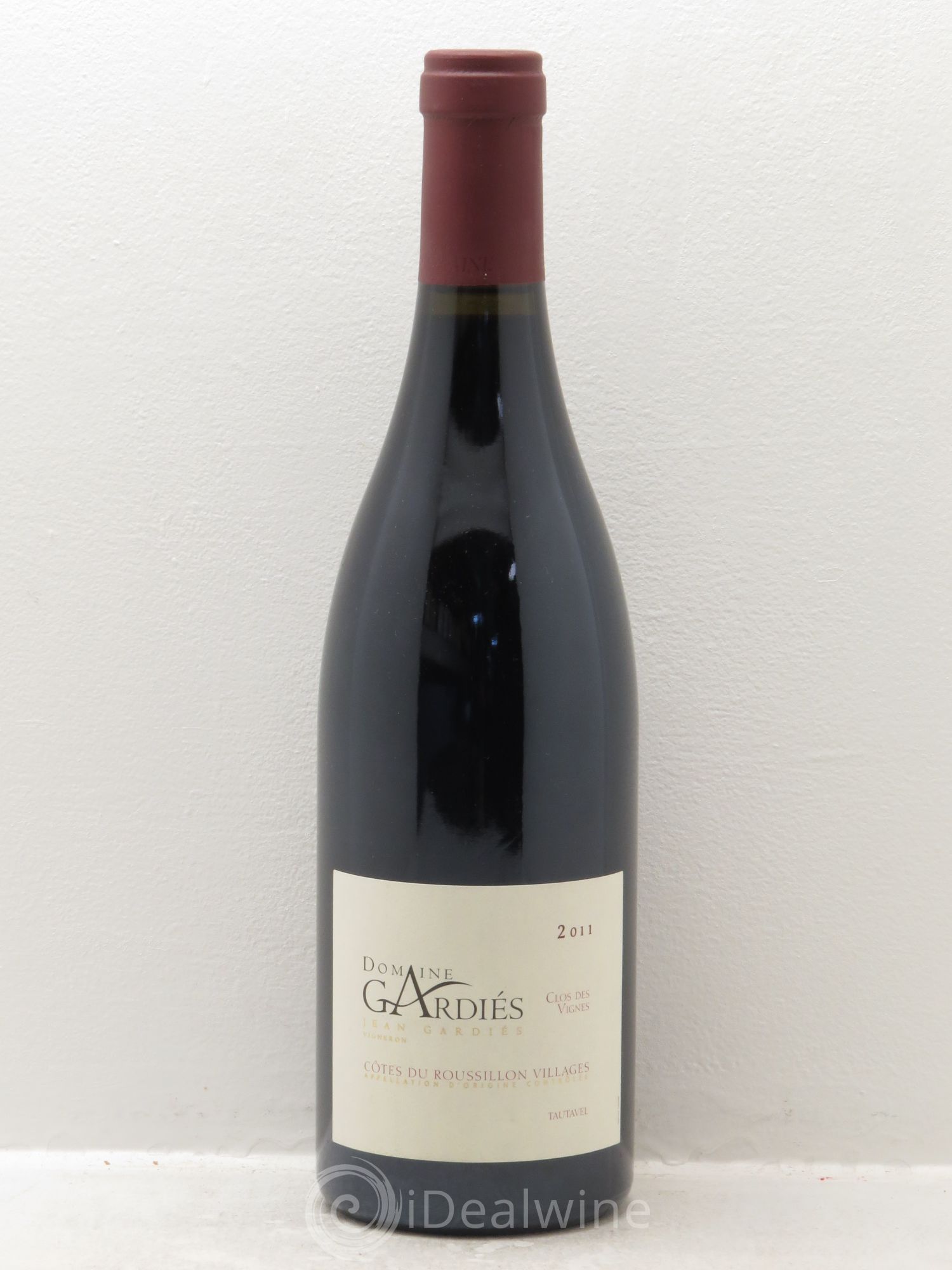 Côtes du Roussillon Villages - Tautavel Gardiés (Domaine) Clos des Vignes 2011 - Lot de 1 bouteille - 0