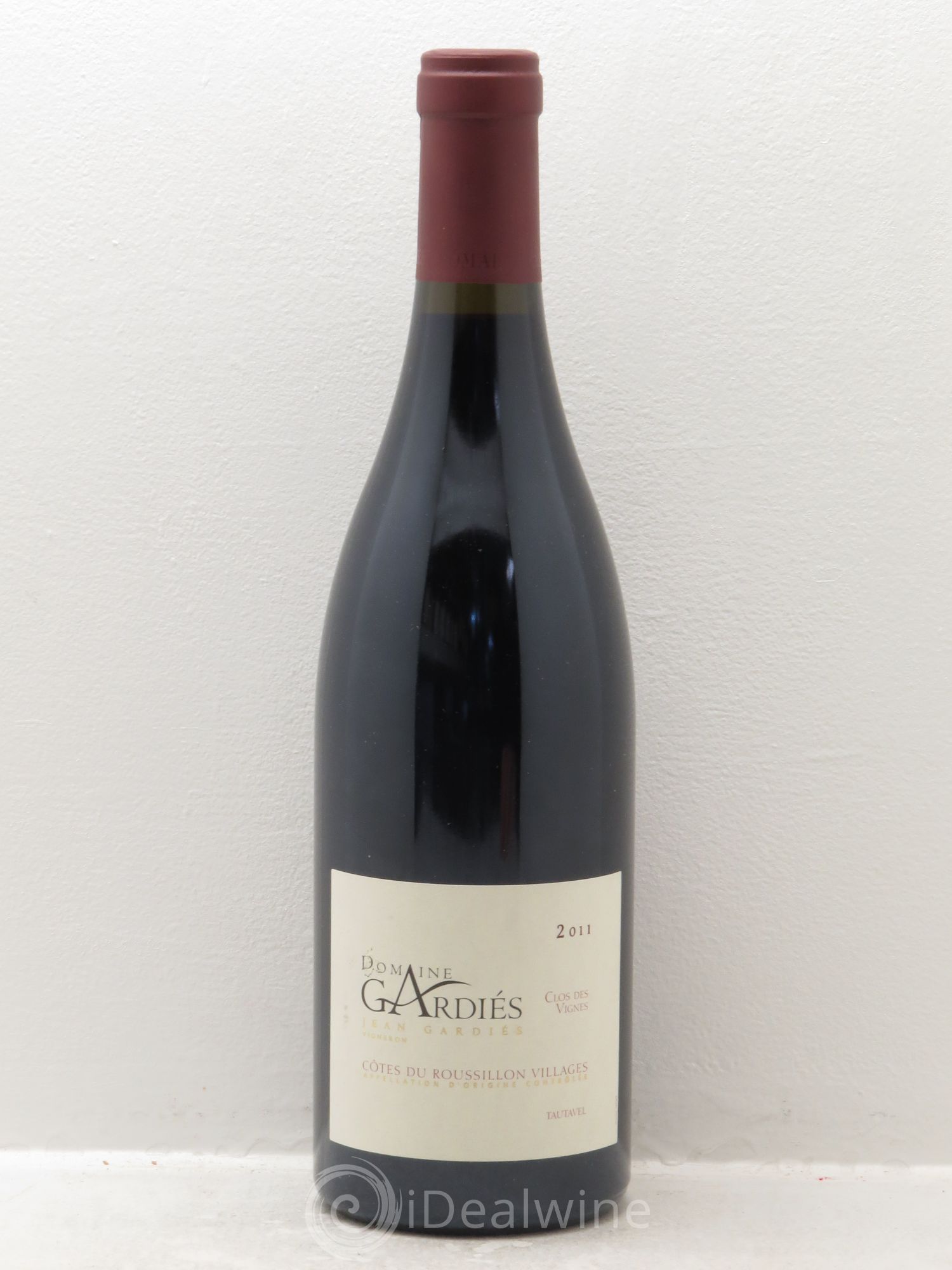Côtes du Roussillon Villages - Tautavel Gardiés (Domaine) Clos des Vignes 2011 - Lot de 1 bouteille - 0