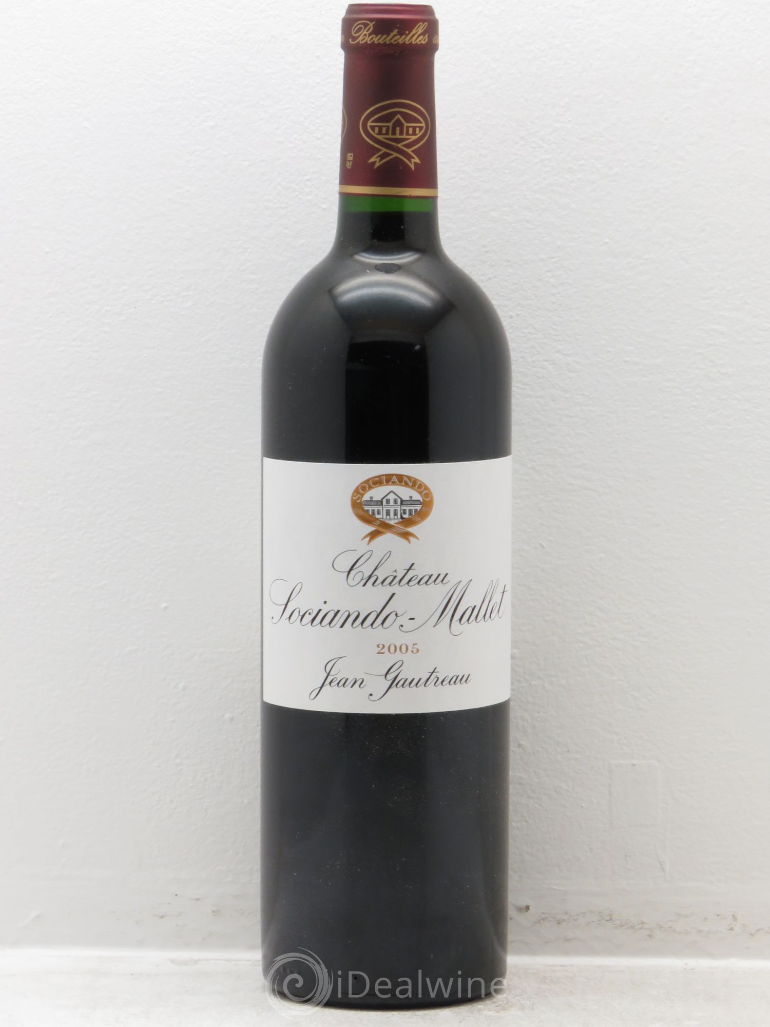 Château Sociando Mallet 2005 - Lot de 1 bouteille - 0